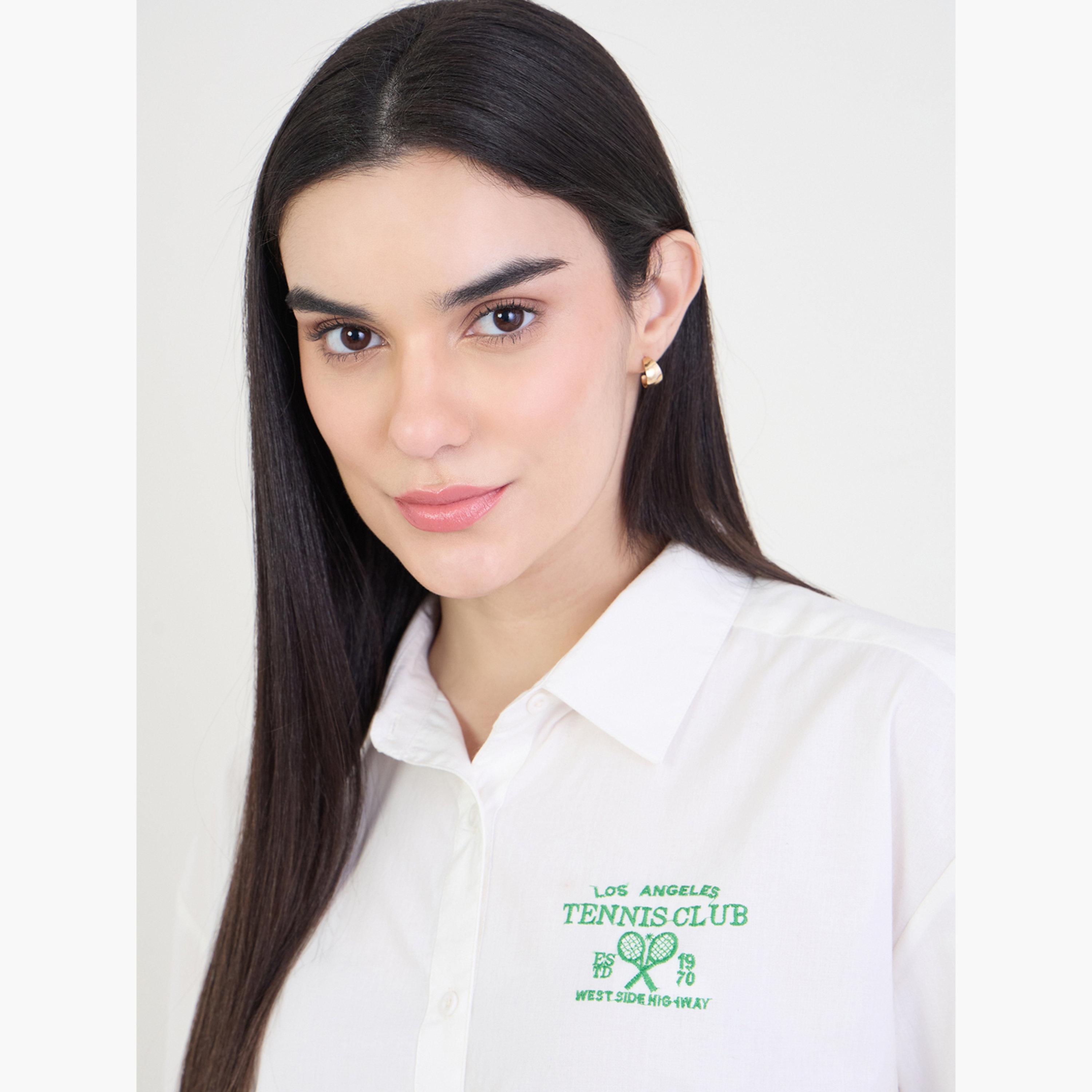 طقم من بلوزة تويد وتنورة-women-clothing-shirtsandblouses-shirts-image-3