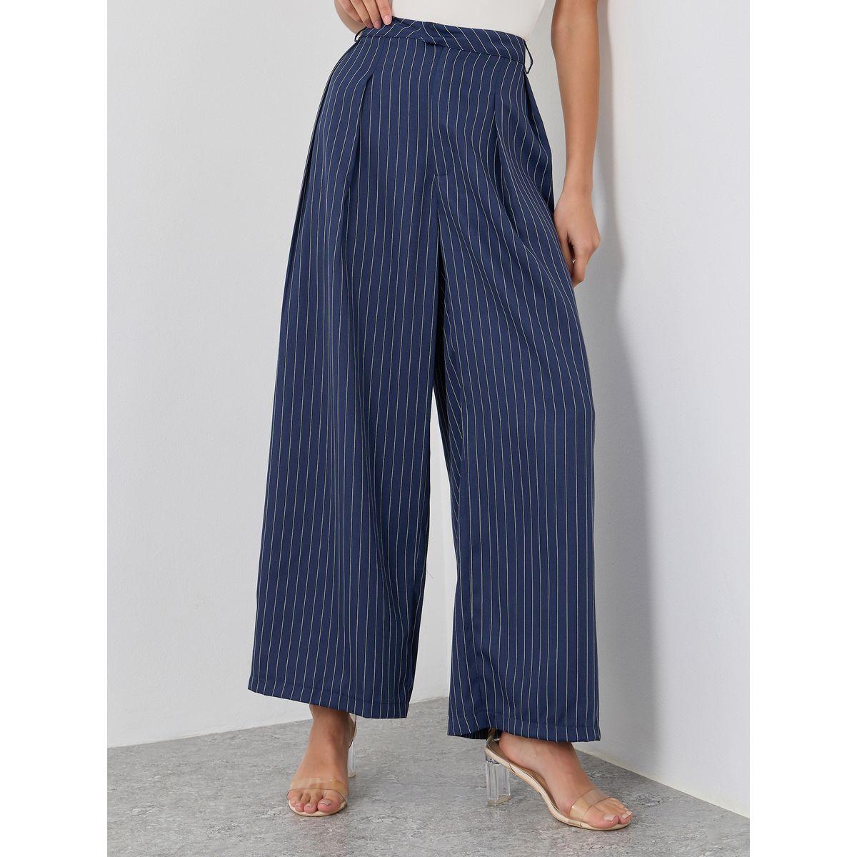 Styli Striped Tailored Wide Leg Pants-women-clothing-bottoms-trousers-image-2