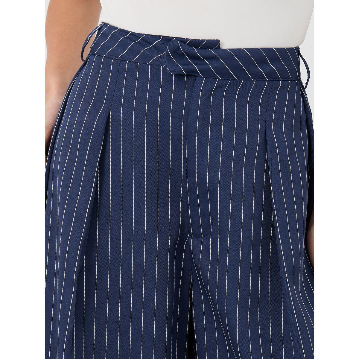 بنطال أنيق مخطط بأرجل واسعة-women-clothing-bottoms-trousers-image-3