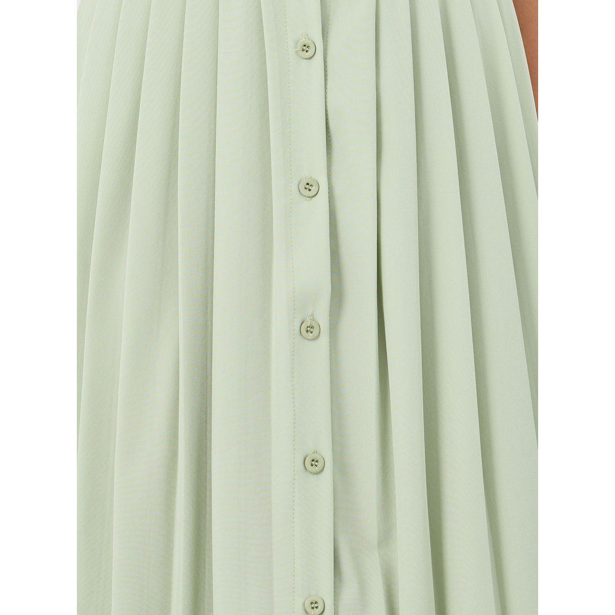 Styli Pleated Buttoned A-Line Midi Skirt-women-clothing-bottoms-skirts-image-3