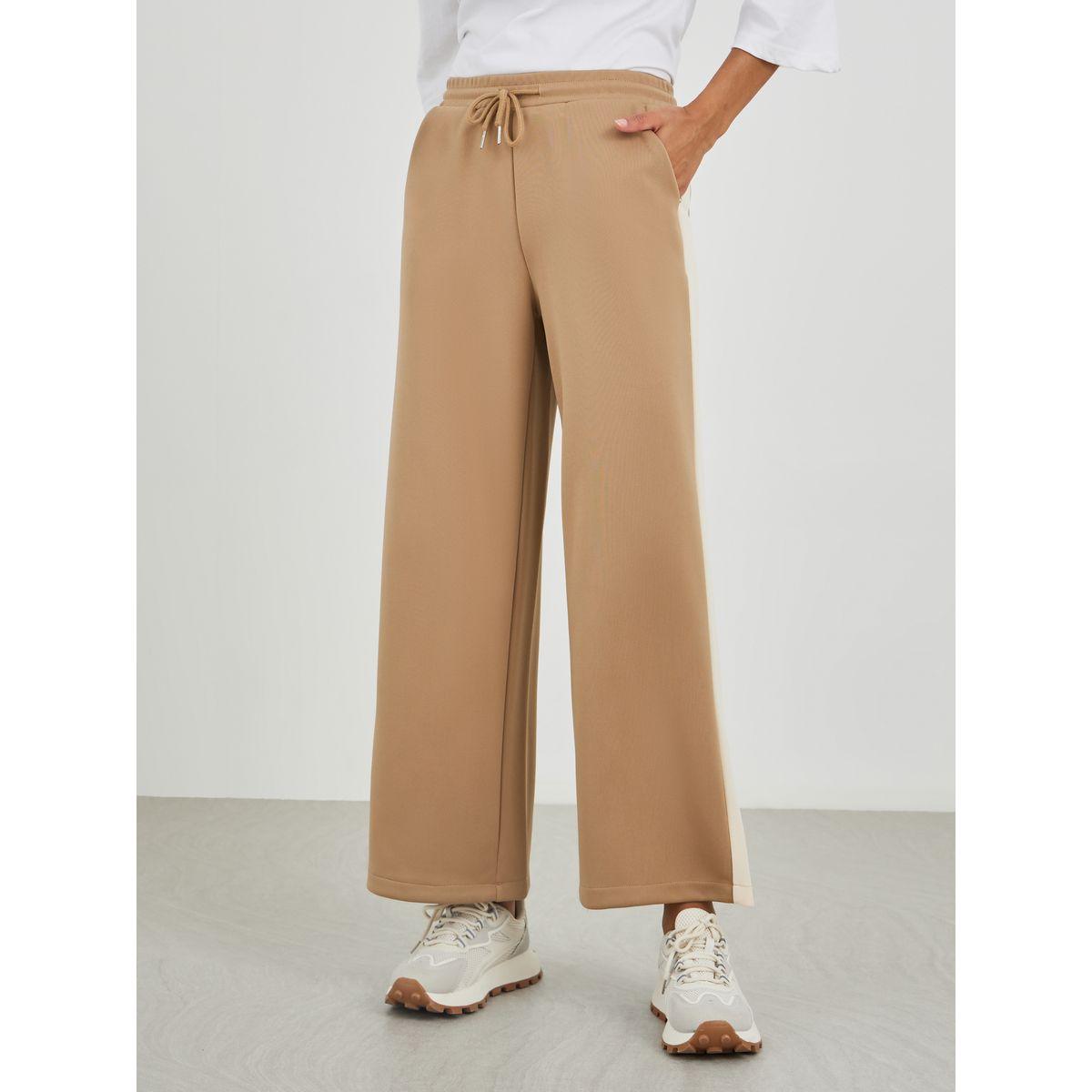 جوغر سكوبا بأرجل واسعة ودرزات جانبية-women-clothing-bottoms-joggers-image-2