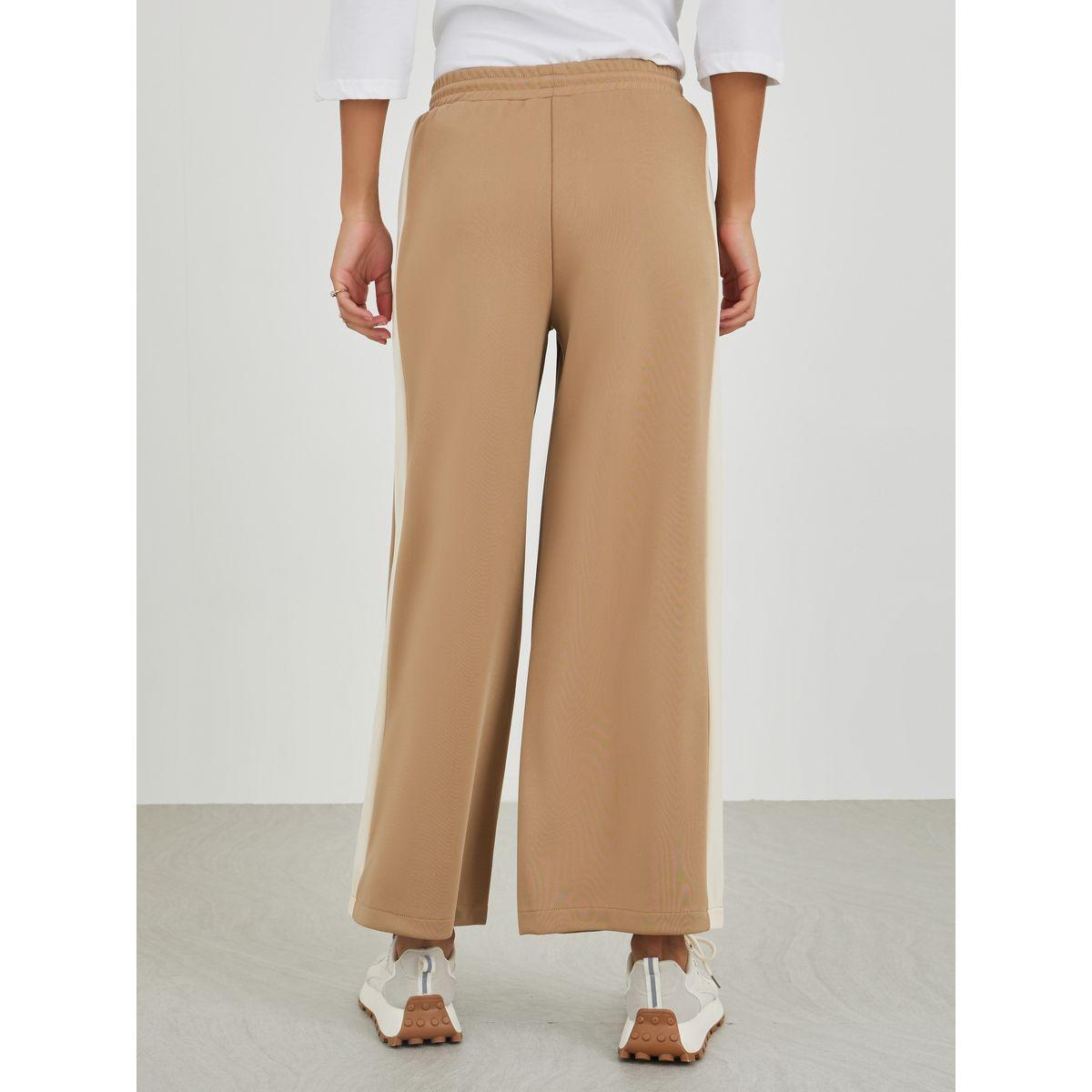 جوغر سكوبا بأرجل واسعة ودرزات جانبية-women-clothing-bottoms-joggers-image-4