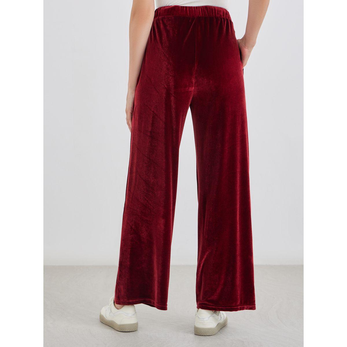جوغر سادة بأرجل واسعة مع أربطة-women-clothing-bottoms-joggers-image-4