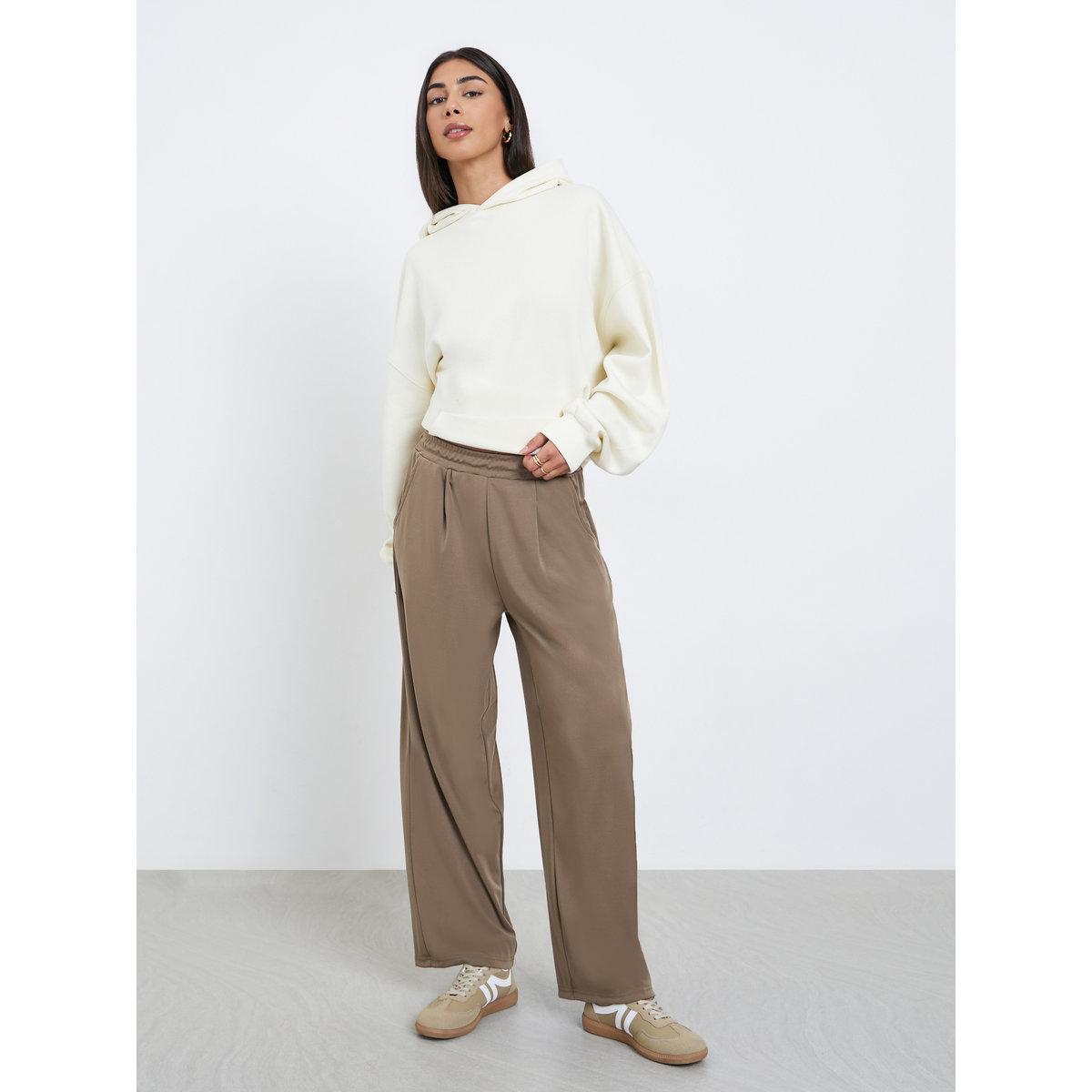 توب محبوك بدون أكمام بتفصيلة متباينة-women-clothing-bottoms-trousers-image-1