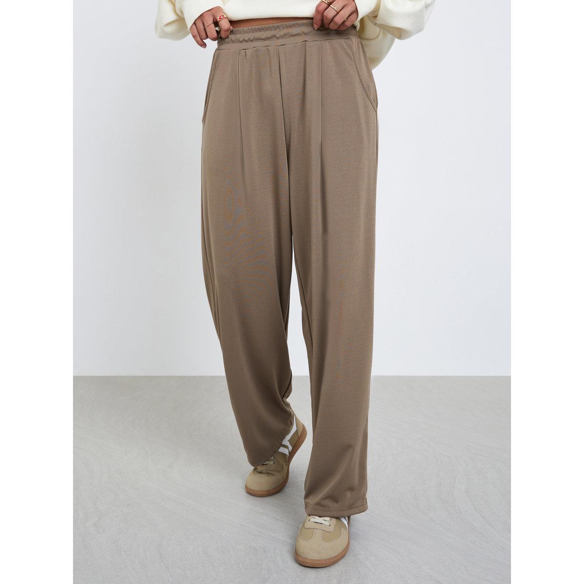 توب محبوك بدون أكمام بتفصيلة متباينة-women-clothing-bottoms-trousers-image-2