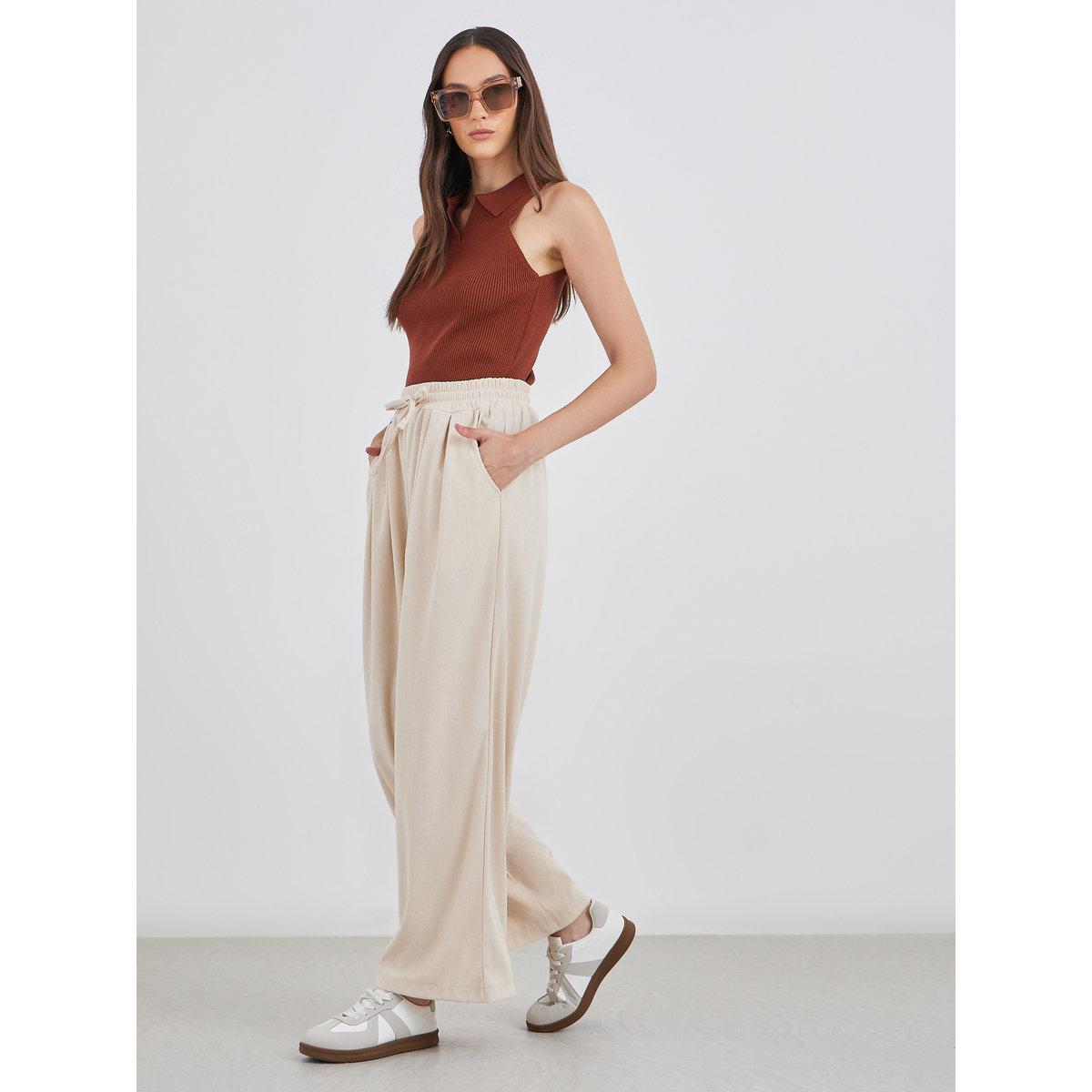 بنطال كوردروي بأرجل واسعة-women-clothing-bottoms-trousers-image-1