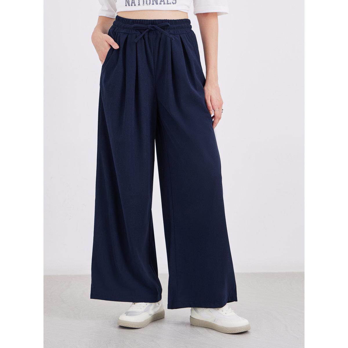 بنطال بقصة أرجل واسعة-women-clothing-bottoms-trousers-image-2