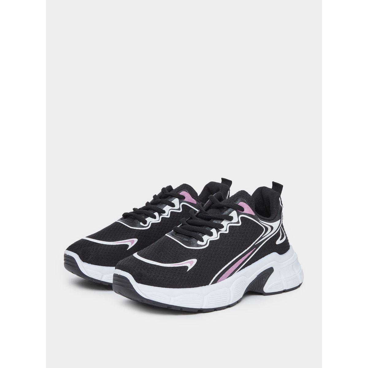 حذاء سنيكرز بنعل شانكي مع أربطة للإغلاق-women-shoes-sneakers-image-2