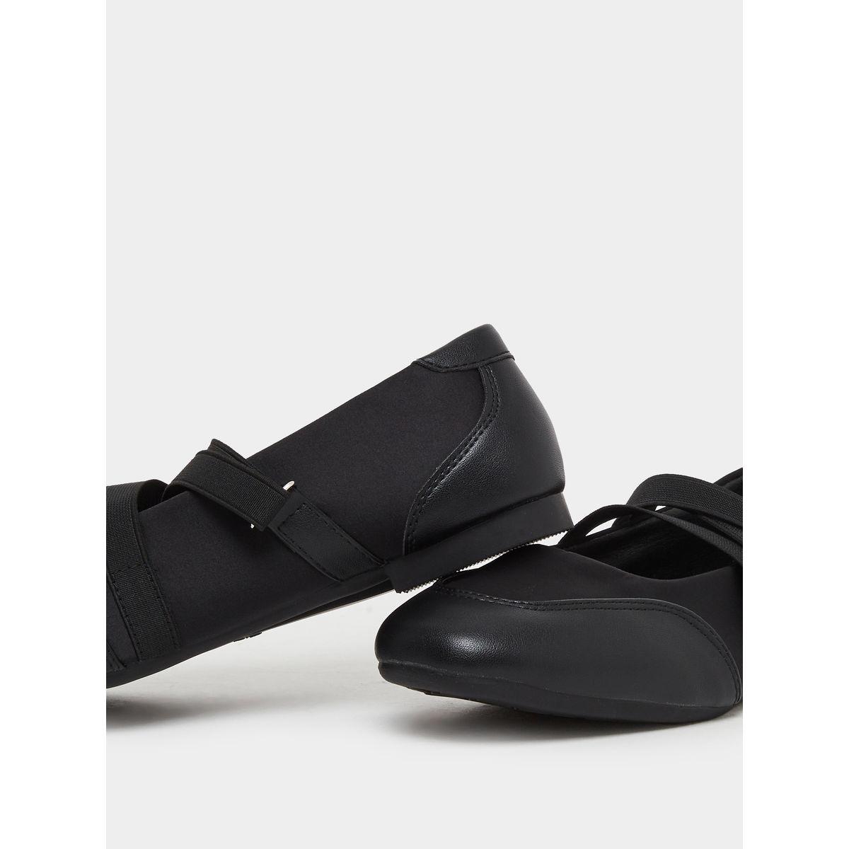 Styli Women Black Strap Detail Shoes-women-shoes-ballerinas-image-3