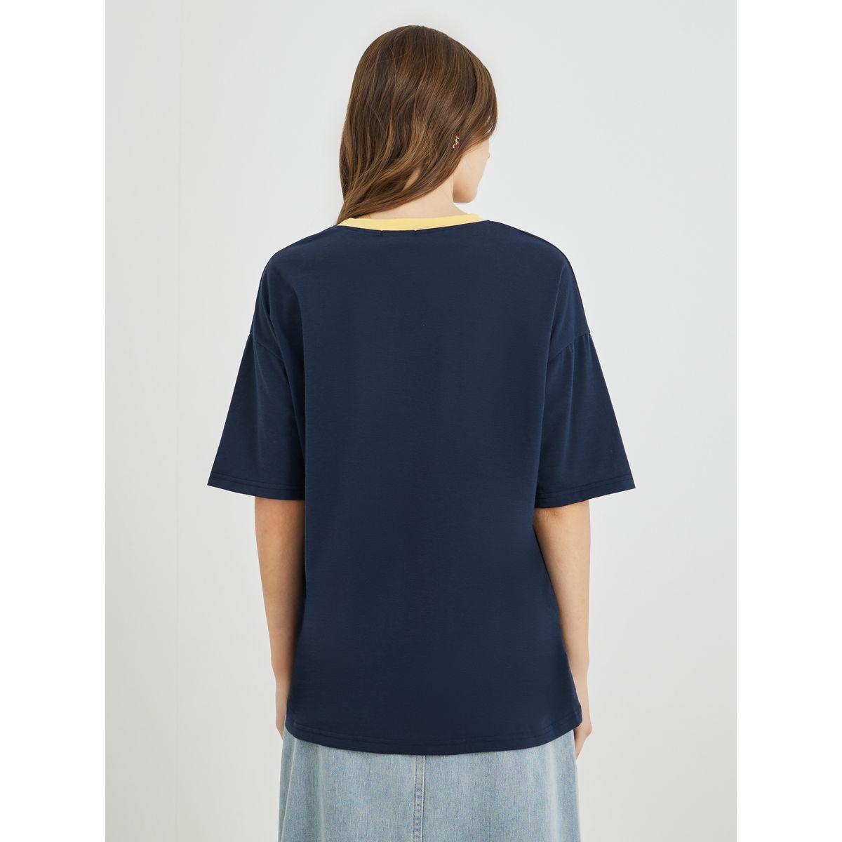 Styli Slogan Print Round Neck Regular Fit T-Shirt-women-clothing-tshirts-image-4