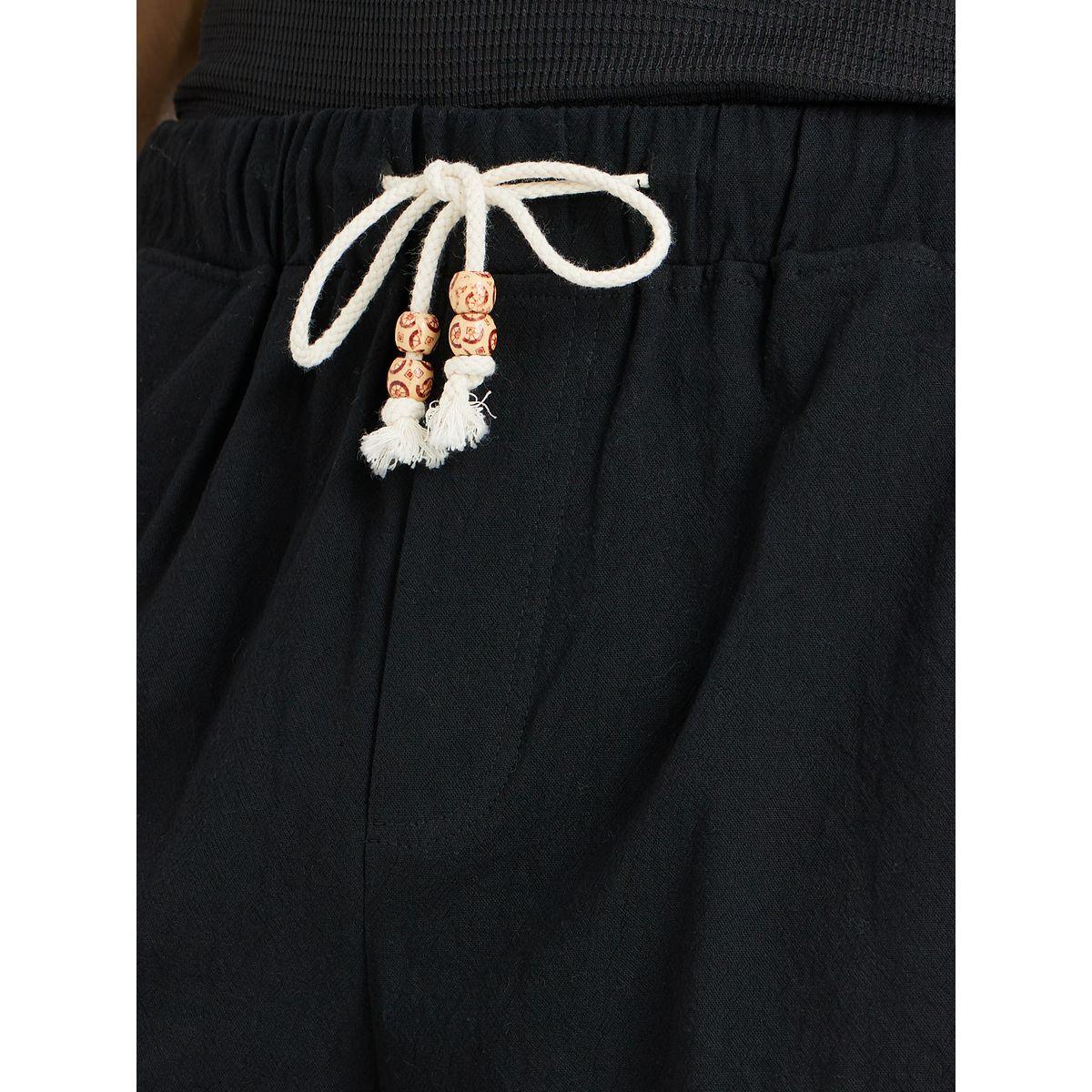 شورت برمودا سادة برباط خصر-men-clothing-bottoms-shorts-image-3