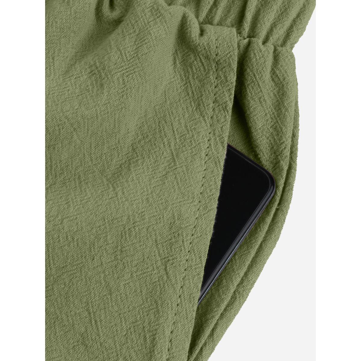 Styli Solid Bermuda Shorts with Drawstring-men-clothing-bottoms-shorts-image-5