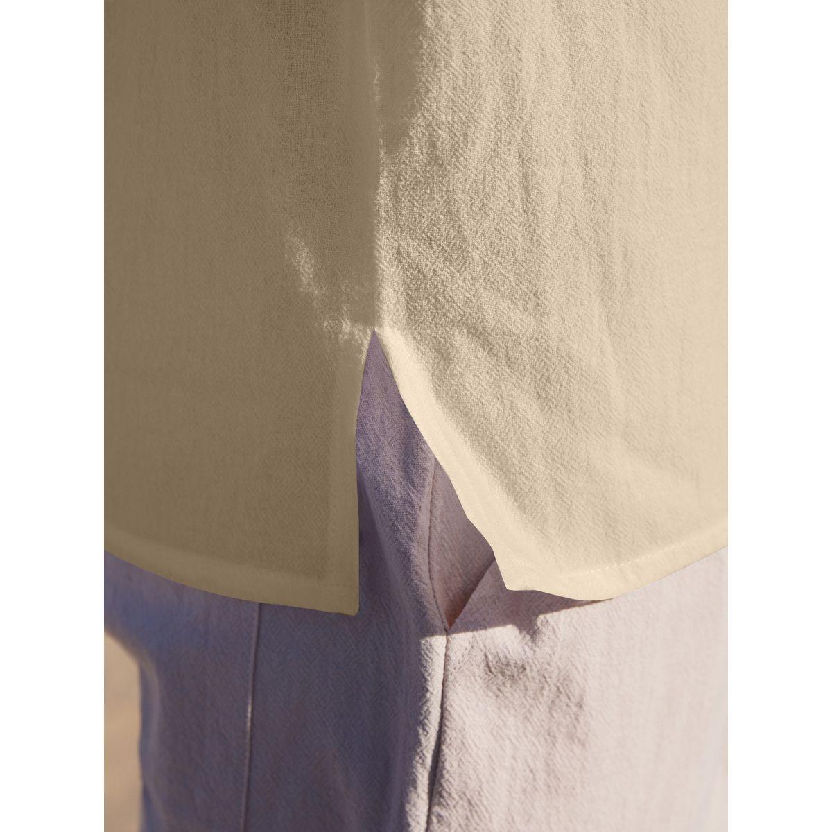 Styli Solid Short Sleeve Button Front Pocket Detail Shirt-men-clothing-shirts-image-5