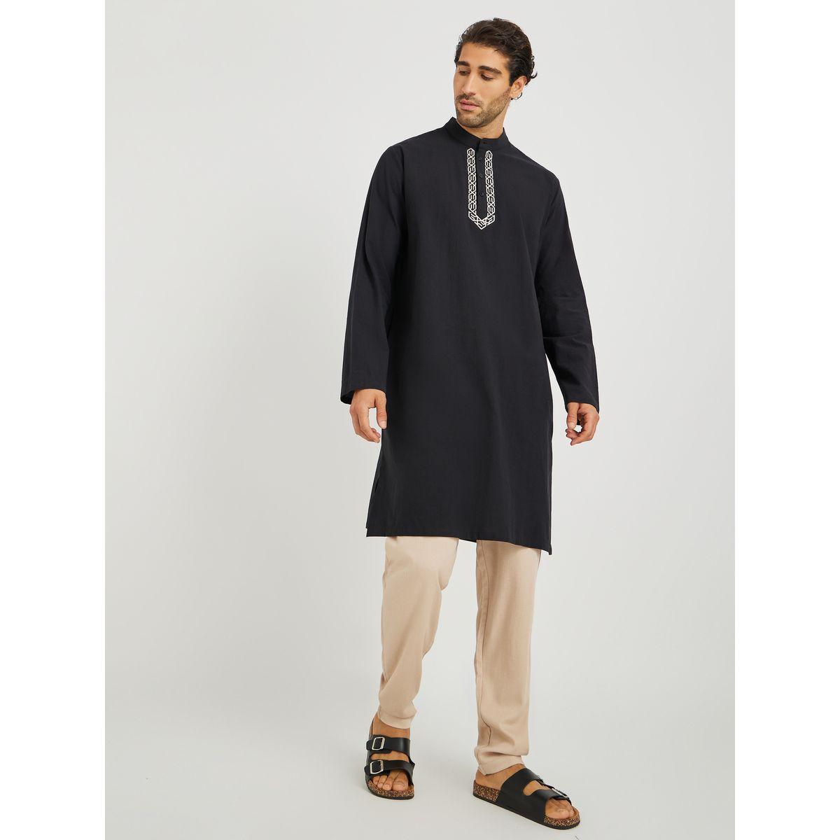قميص ثوب مزين بالترتر مع أكمام طويلة-men-clothing-shirts-image-3