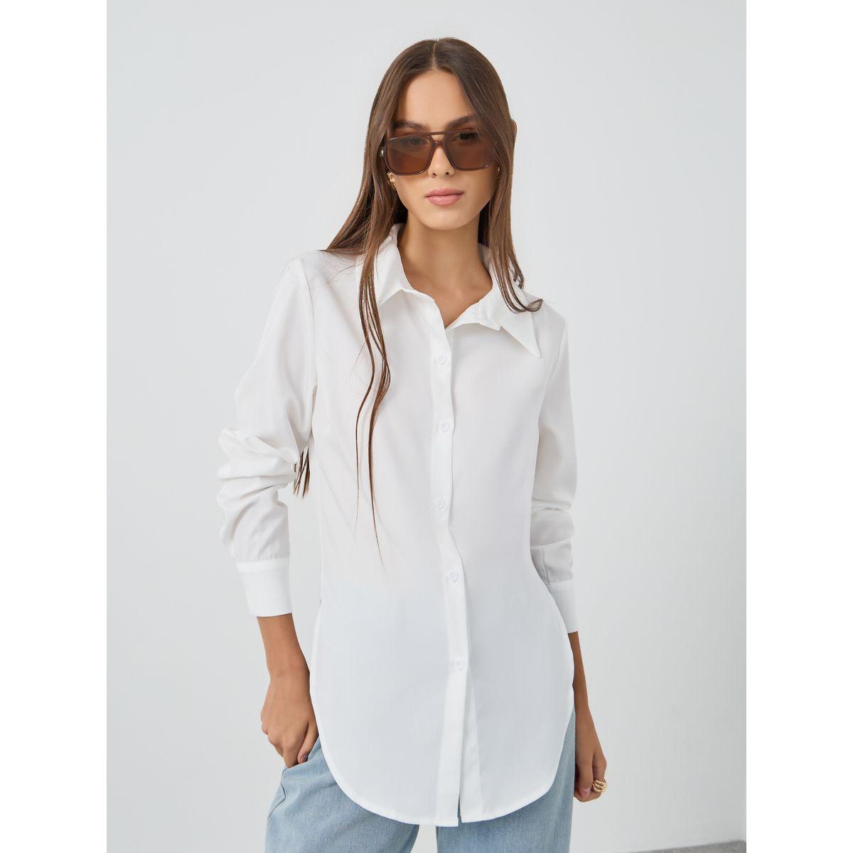 Styli Solid Long Sleeve Oversized Shirt-women-clothing-shirtsandblouses-shirts-image-1