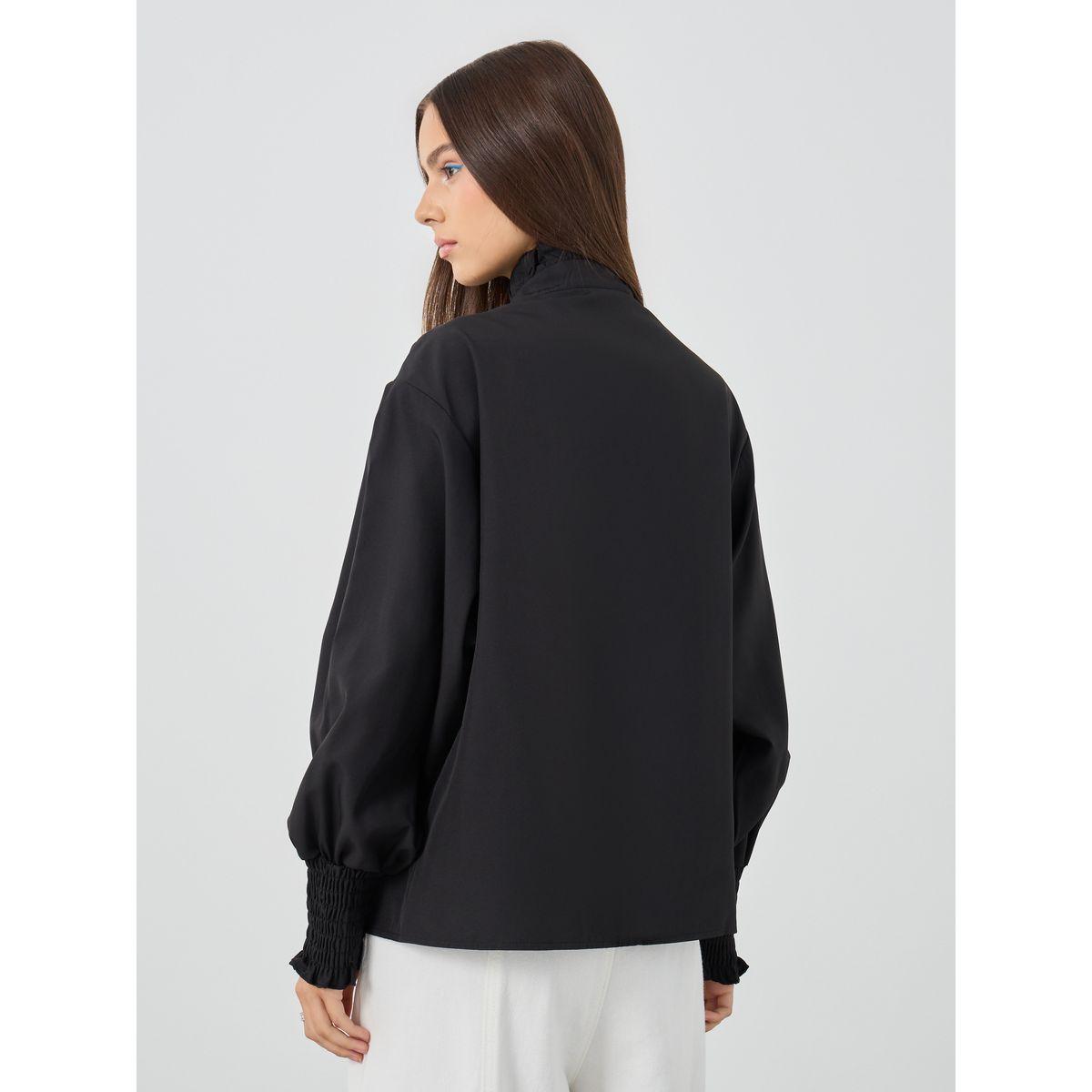 بلوزة فضفاضة بزهور مُطرّزة وأزرار-women-clothing-shirtsandblouses-shirts-image-4