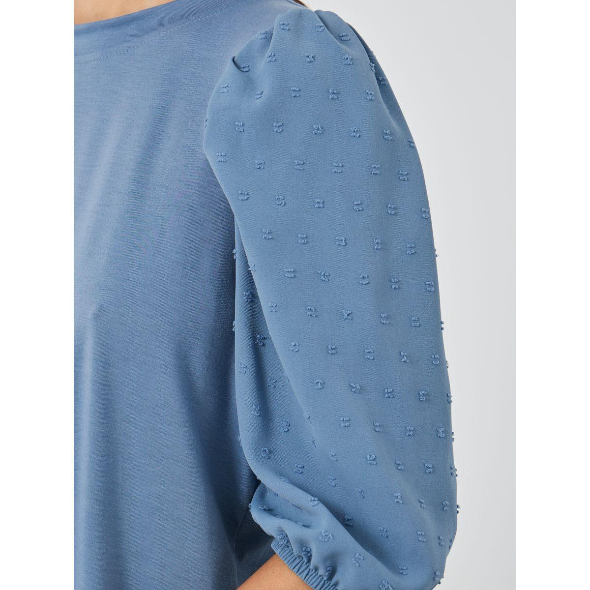 Styli Solid Balloon Sleeve Round Neck Top-women-clothing-shirtsandblouses-blouses-image-4