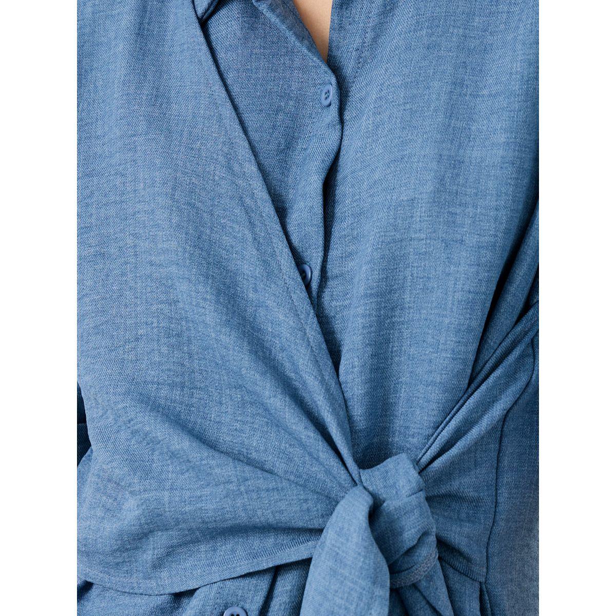 بلوزة بنمط لف وأكمام قصيرة-women-clothing-shirtsandblouses-blouses-image-3