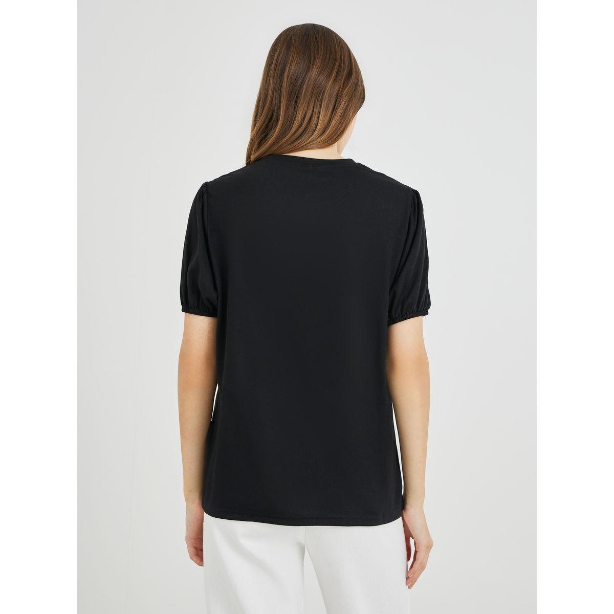 Styli Embroidered Round Neck Short Sleeve T-Shirt-women-clothing-tshirts-image-4
