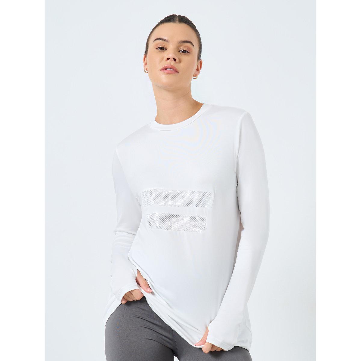 Styli Front and Back Lasercut Detail Top-women-clothing-sportswearandactivewear-tshirtsandvests-image-1