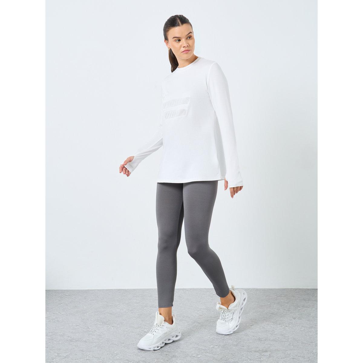 Styli Front and Back Lasercut Detail Top-women-clothing-sportswearandactivewear-tshirtsandvests-image-2