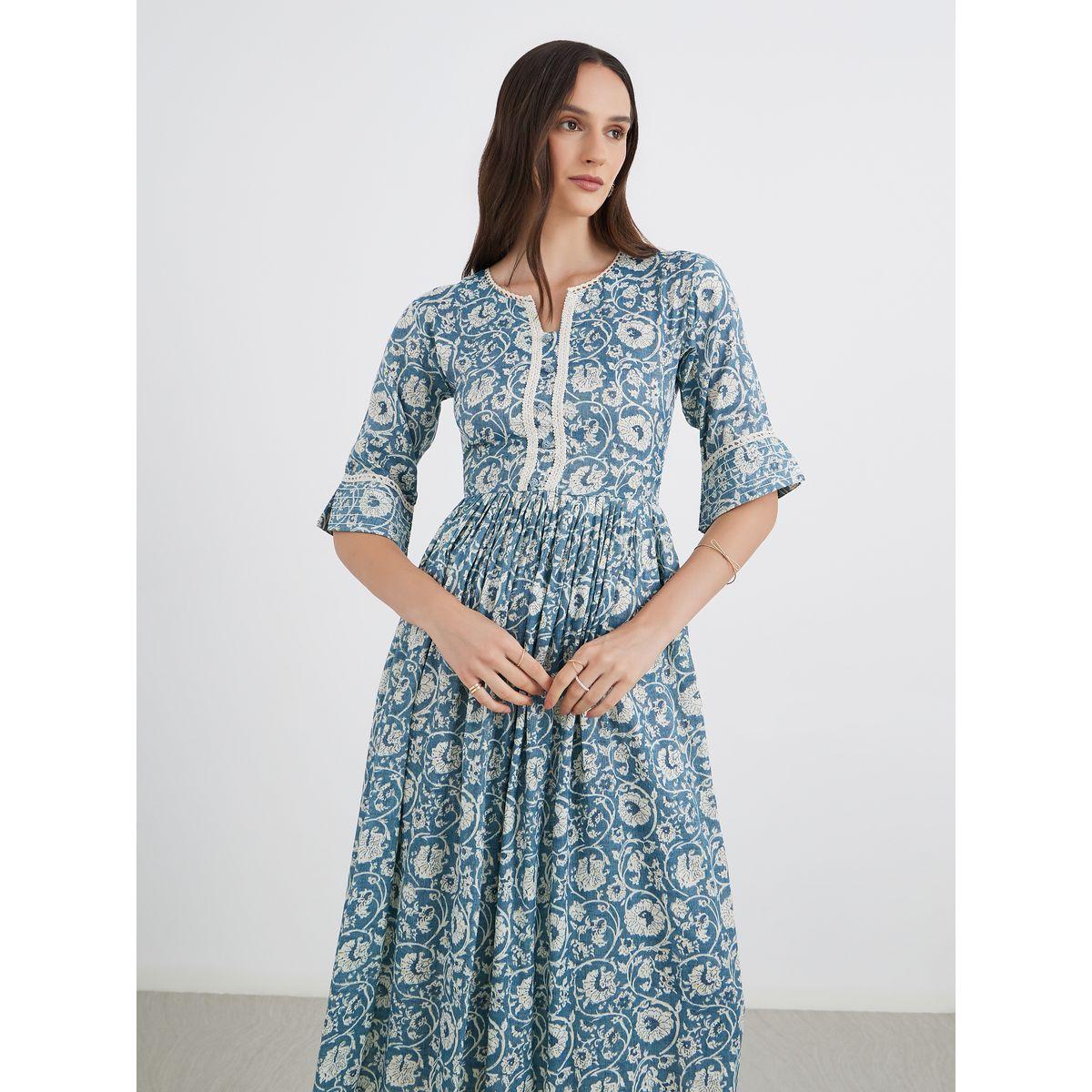 Maxim Creation All Over Print Fit and Flare Midi Dress-women-clothing-dresses-image-3