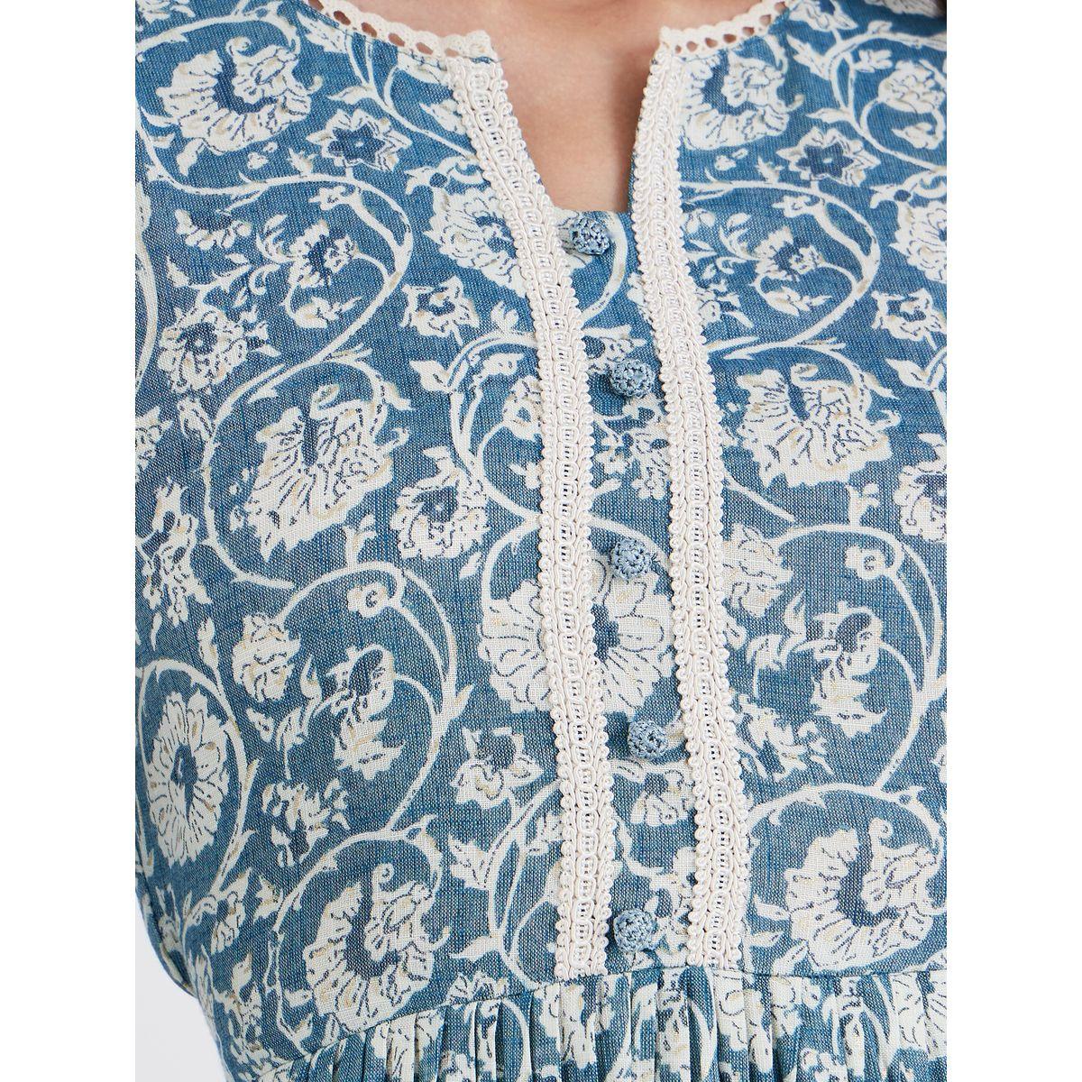 Maxim Creation All Over Print Fit and Flare Midi Dress-women-clothing-dresses-image-4