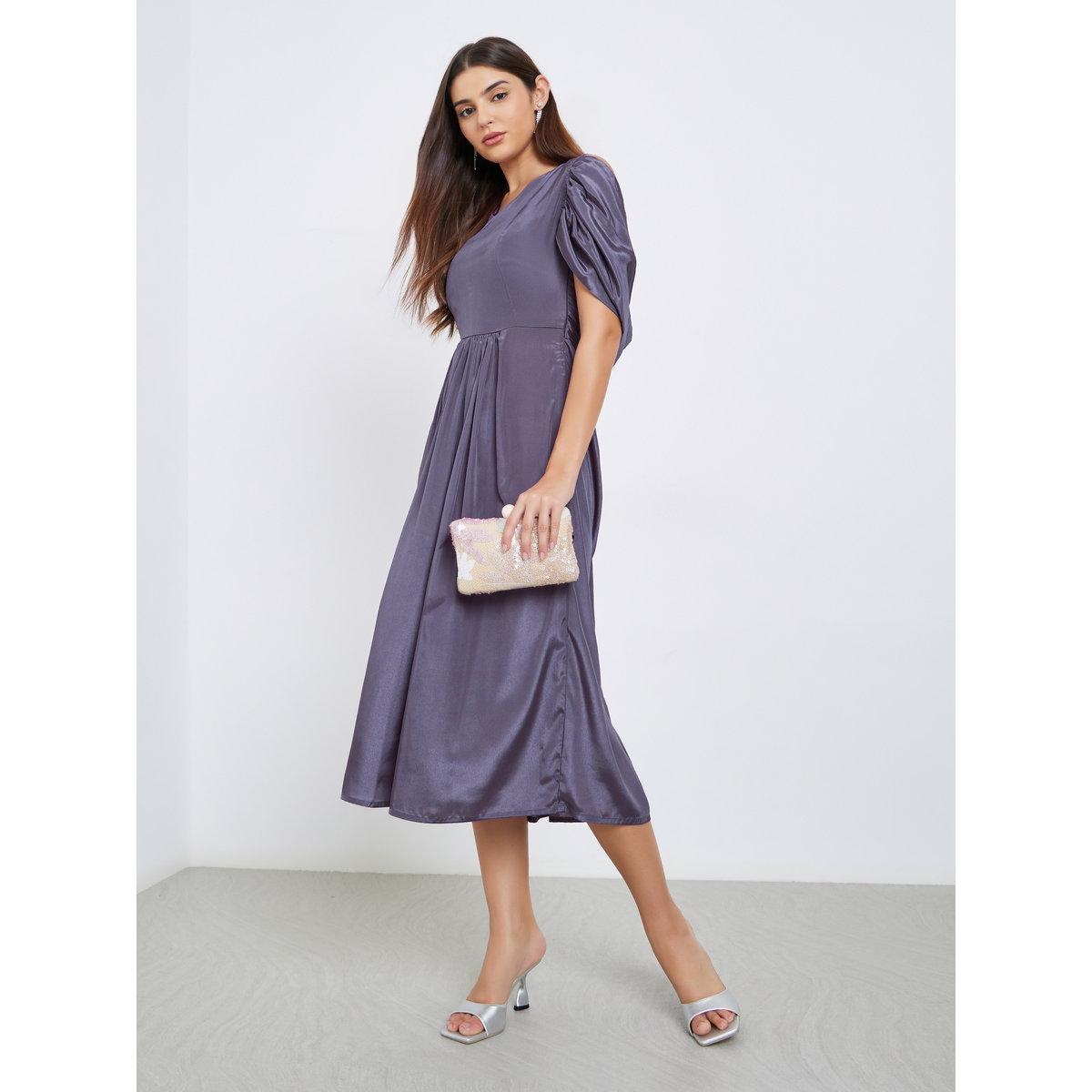 فستان ميدي بتفاصيل مُنسدلة-women-clothing-dresses-image-1