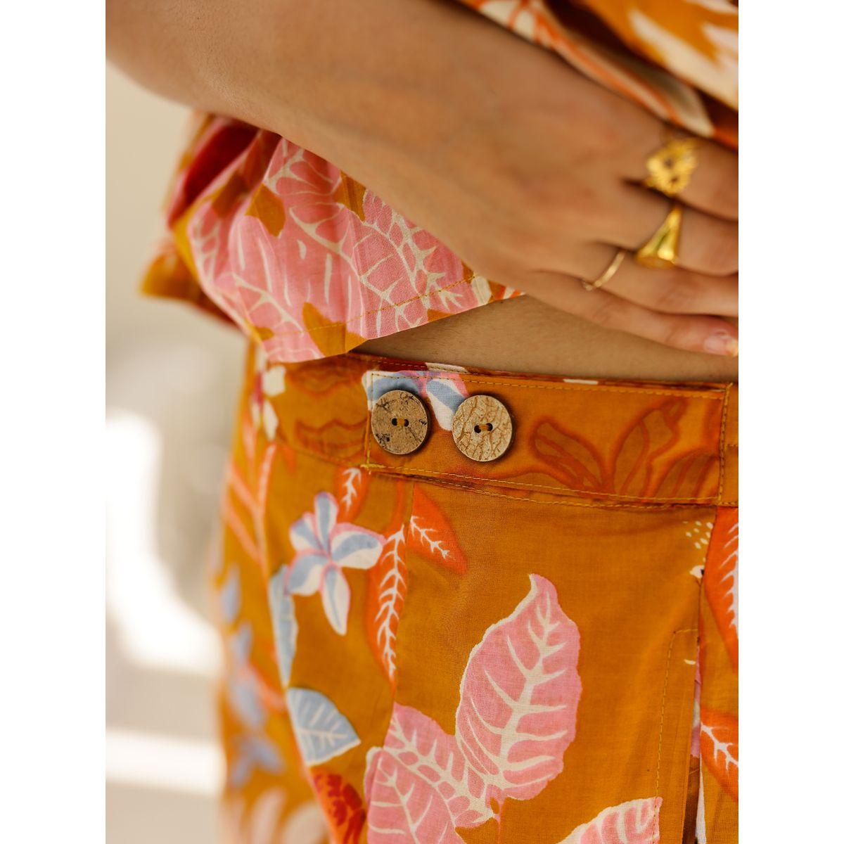 طقم منسق من بلوزة بطبعة زهور مع بنطال-women-clothing-coordsets-image-7