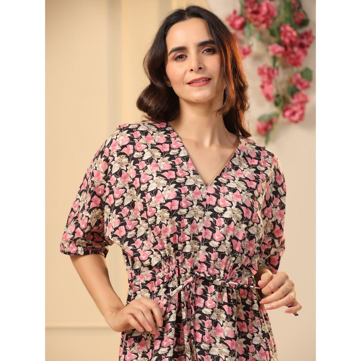 قميص نوم قطني مطبع بالكامل-women-clothing-nightwear-nighties-image-6