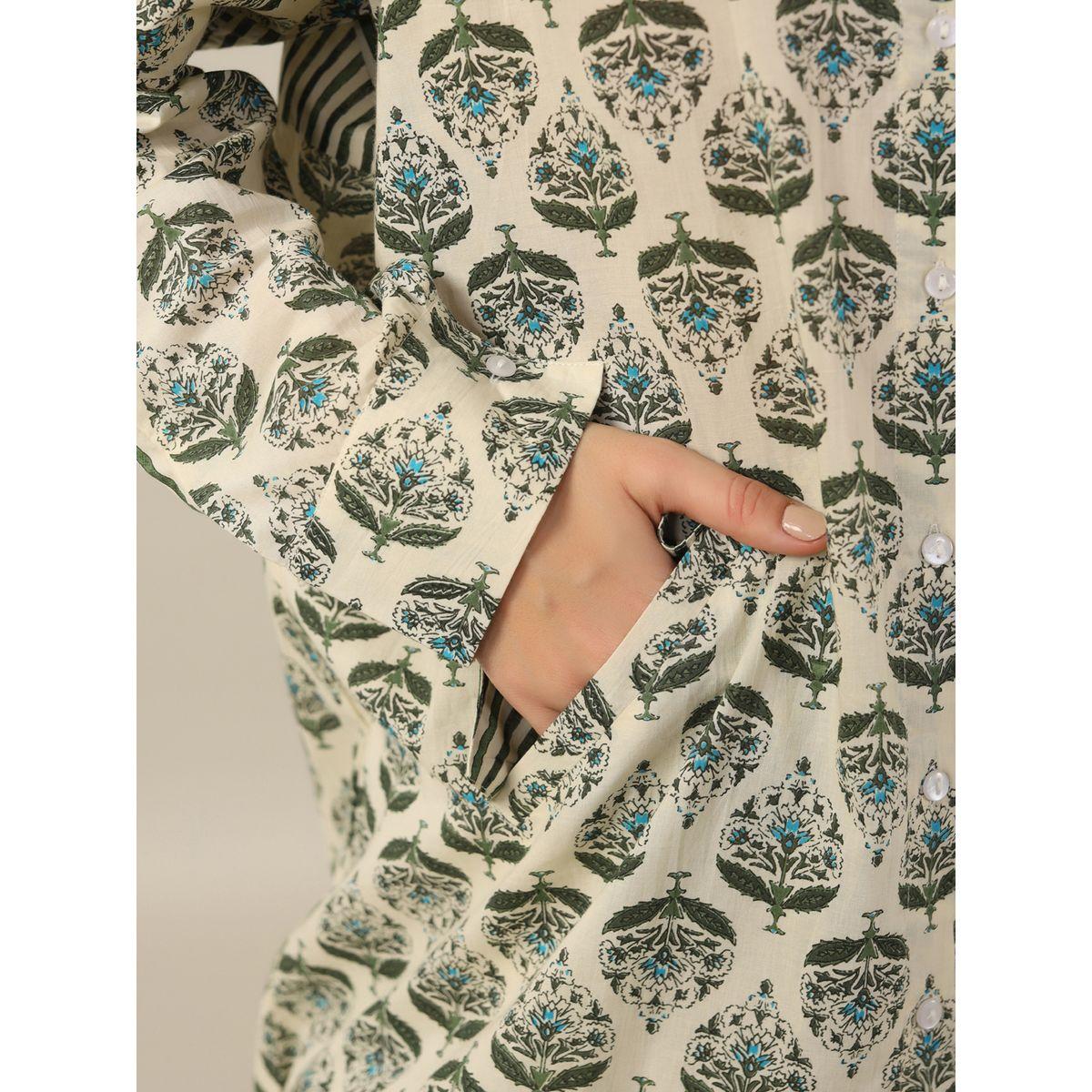 طقم من بنطال بيجاما وبلوزة مطبعة-women-clothing-nightwear-pyjamas-longsets-image-6