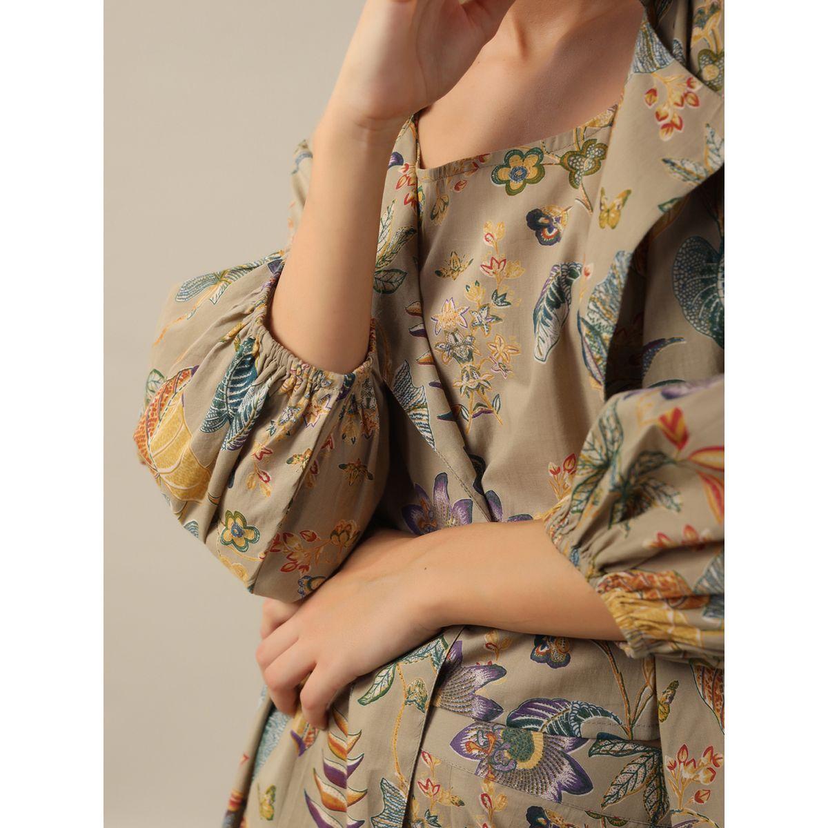 طقم من بنطال بيجاما وبلوزة قطنية مع جاكيت-women-clothing-nightwear-pyjamas-longsets-image-5