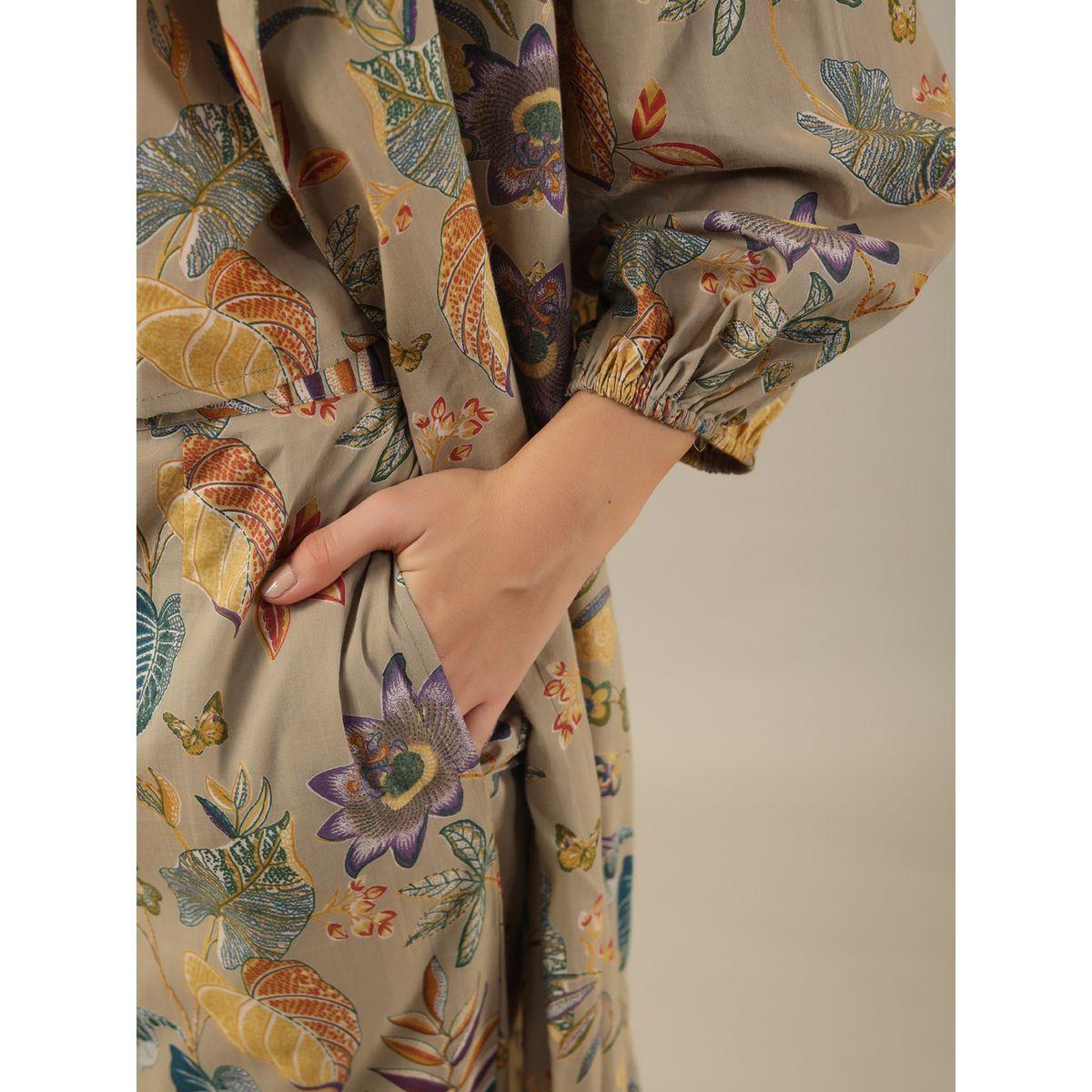 طقم من بنطال بيجاما وبلوزة قطنية مع جاكيت-women-clothing-nightwear-pyjamas-longsets-image-6