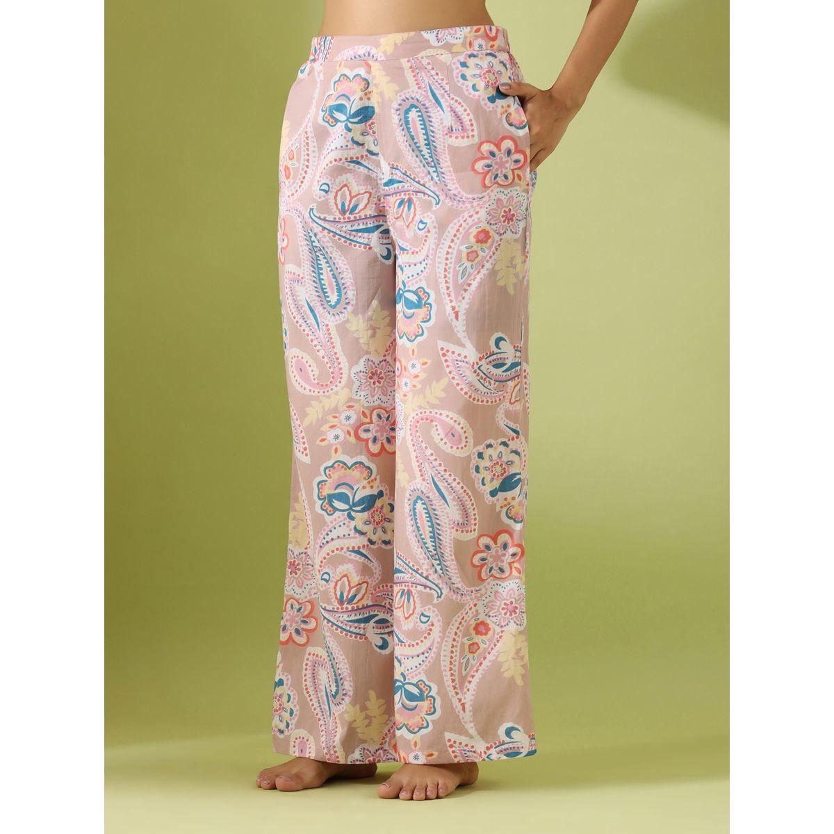 Sanskrutihomes Women Ethnic Motif Printed Pure Cotton Top and Pyjama Set-women-clothing-nightwear-pyjamas-longsets-image-7