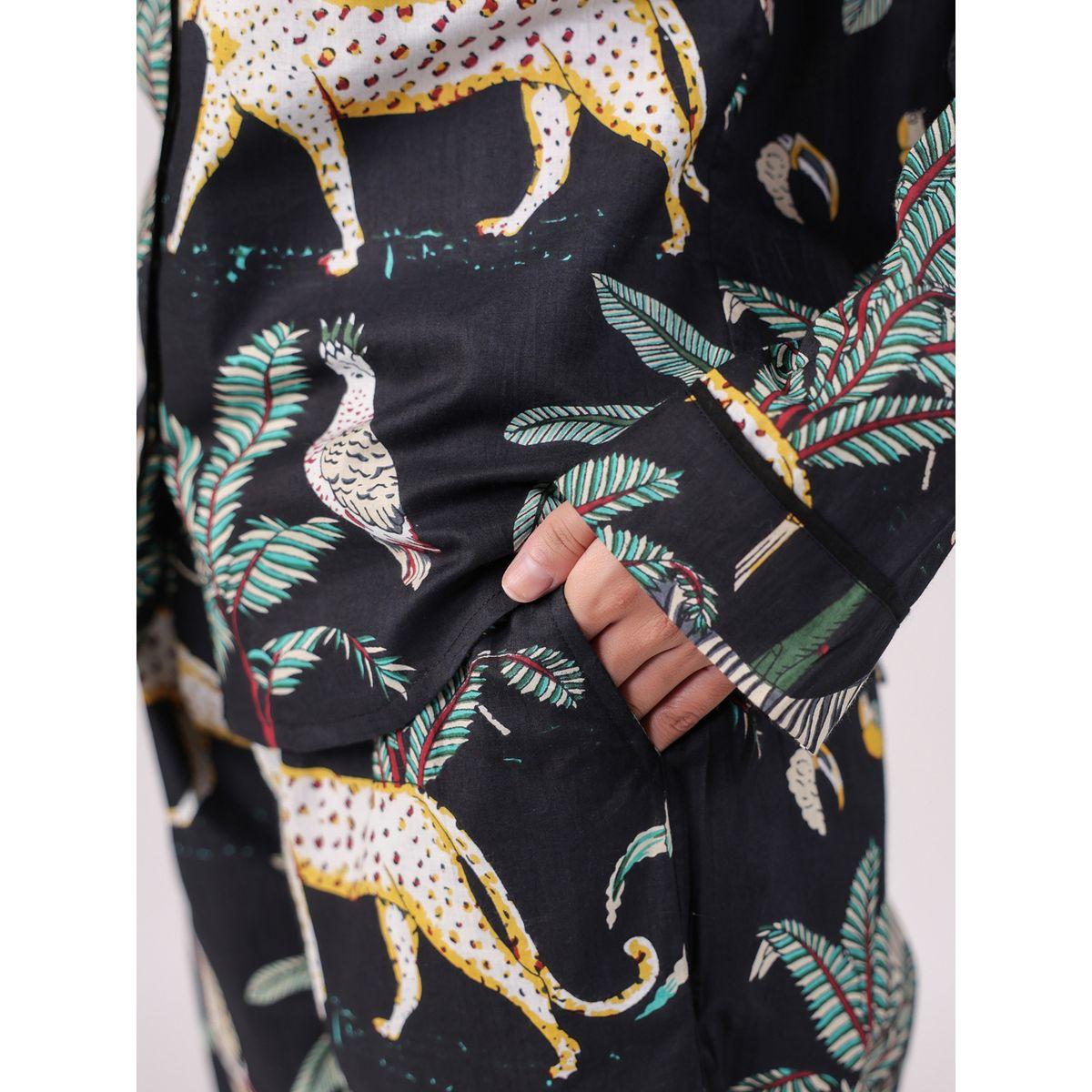 طقم من بنطال بيجاما وبلوزة قطنية مطبعة بالكامل-women-clothing-nightwear-pyjamas-longsets-image-6