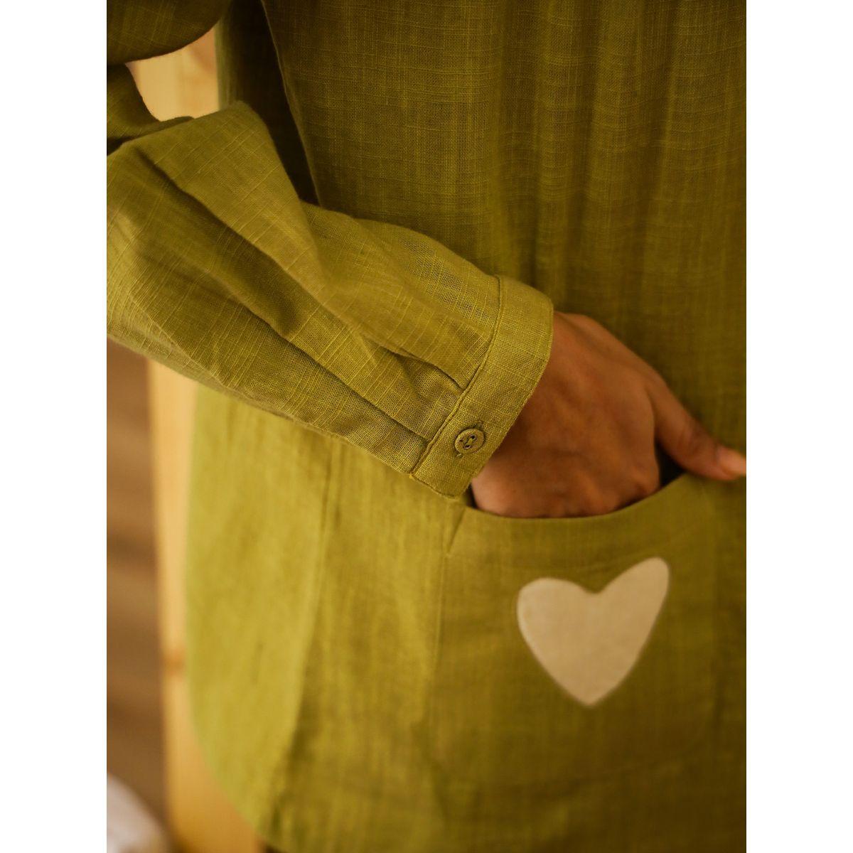 طقم من بنطال بيجاما وبلوزة سادة بأكمام طويلة-women-clothing-nightwear-pyjamas-longsets-image-6