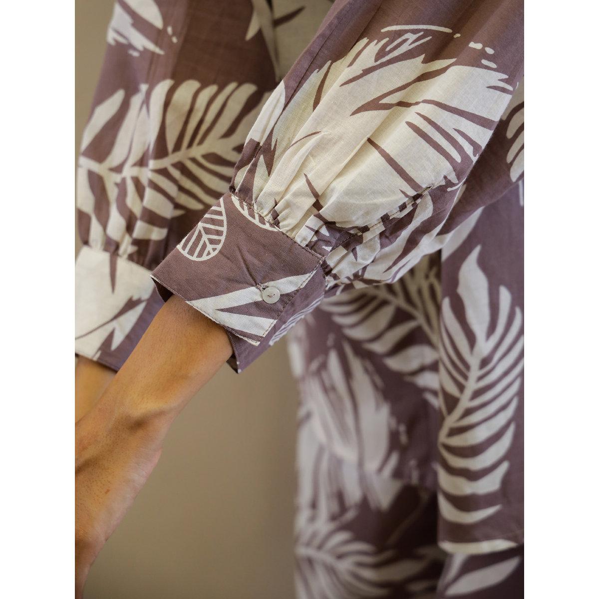 طقم من بنطال بيجاما وبلوزة قطنية مطبعة-women-clothing-nightwear-pyjamas-longsets-image-7