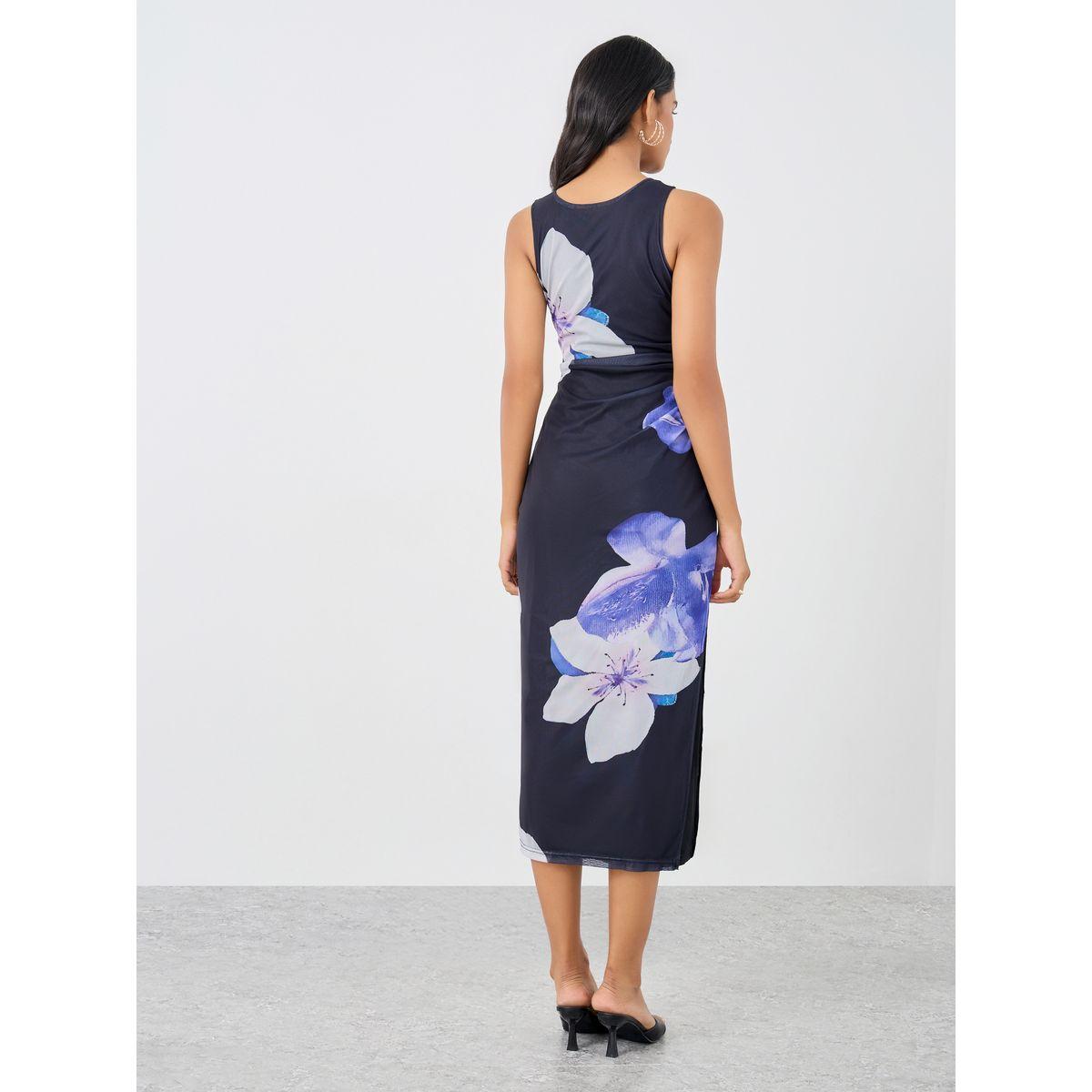 Take Two Floral Print Sleeveless Bodycon Midi Dress-women-clothing-dresses-image-5