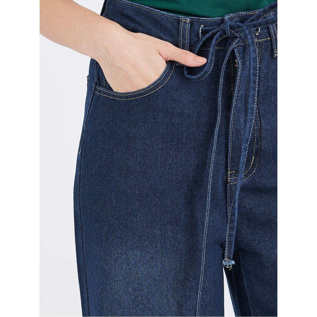 Styli Mid Rise Faded Wide Leg Jeans with Drawstring-women-clothing-bottoms-jeans-image-3