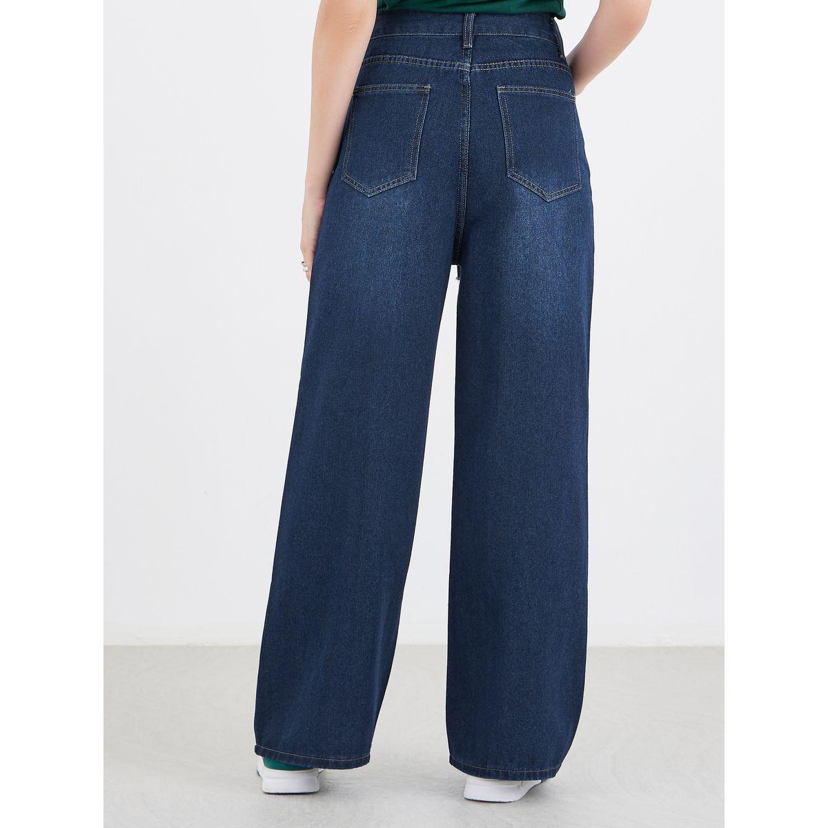 جينز بأرجل واسعة وخصر متوسط-women-clothing-bottoms-jeans-image-4