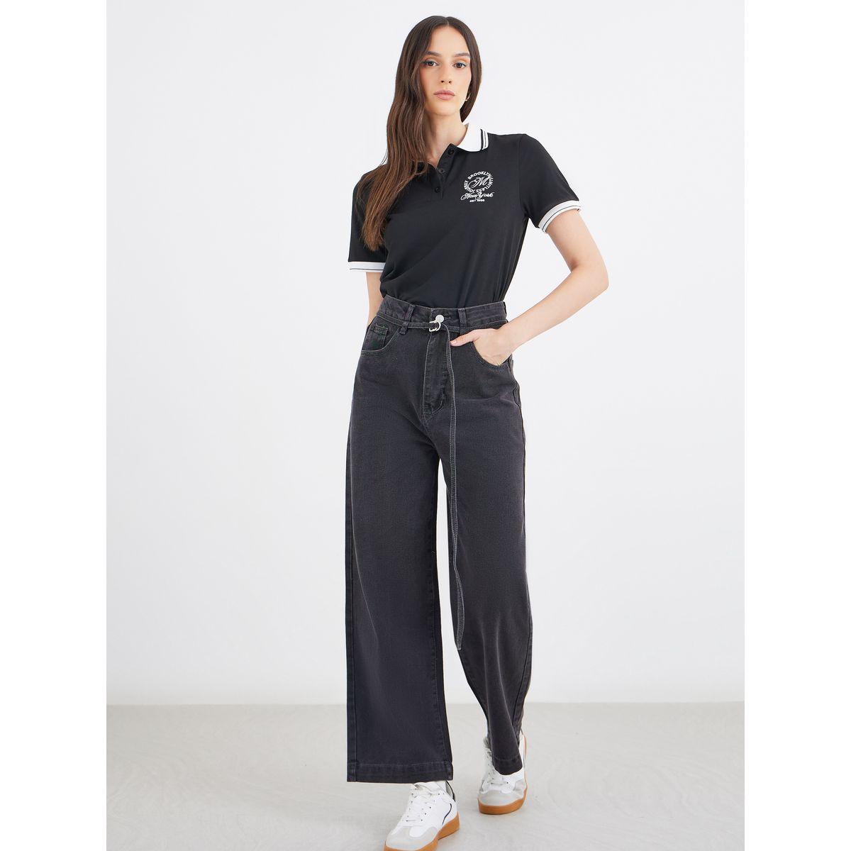 Styli Mid Rise Wide Leg Washed Jeans-women-clothing-bottoms-jeans-image-1