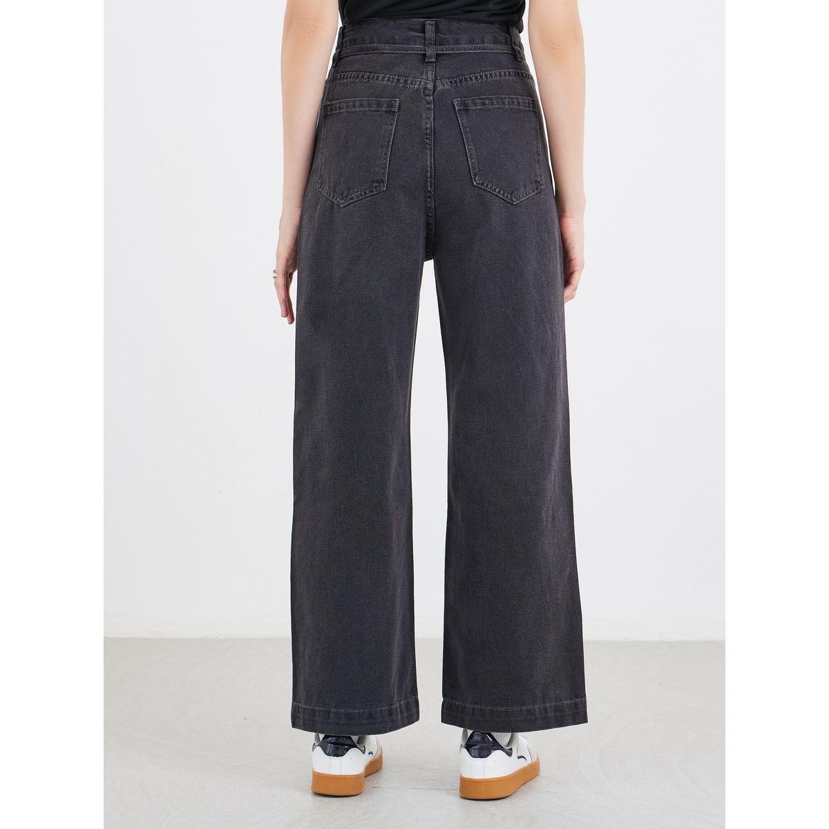 Styli Mid Rise Wide Leg Washed Jeans-women-clothing-bottoms-jeans-image-4