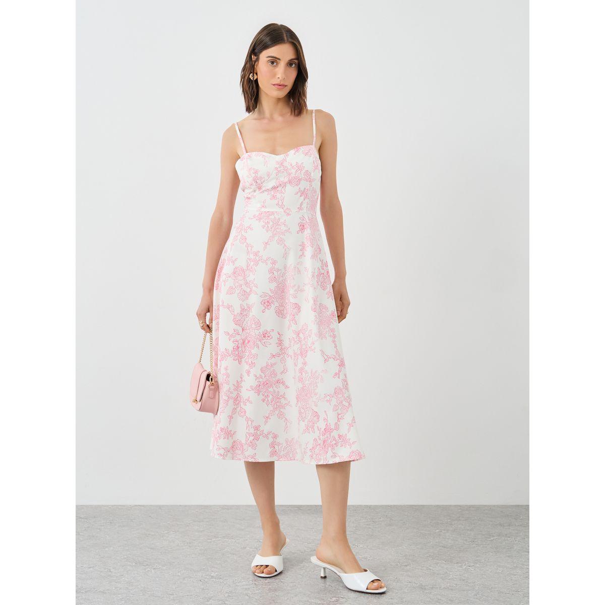 Styli Floral Print Sweetheart Neck Cami Midi Dress-women-clothing-dresses-image-2