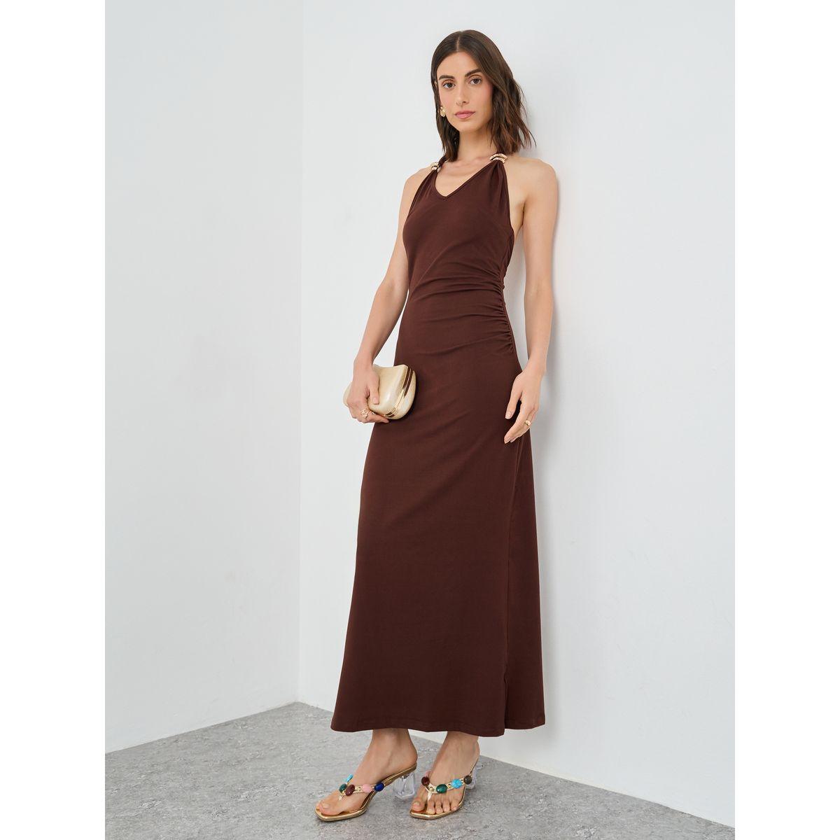 فستان طويل ضيق بياقة هولتر-women-clothing-dresses-image-2