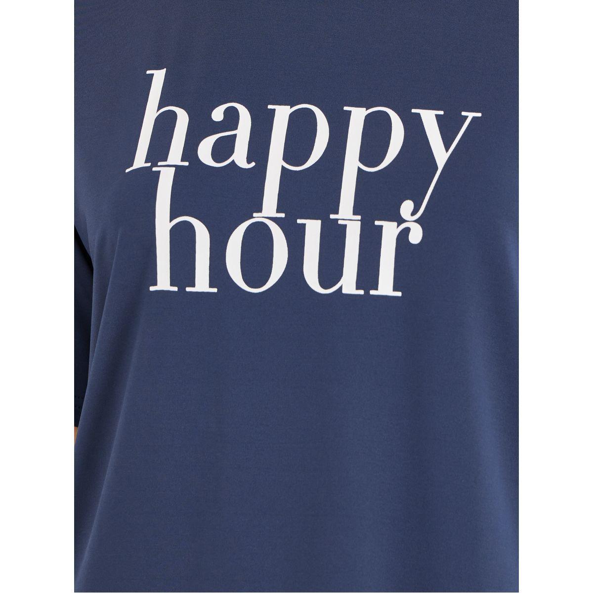 Styli Slogan Print Short Sleeve T-Shirt and Leggings Co-Ords-women-clothing-coordsets-image-4