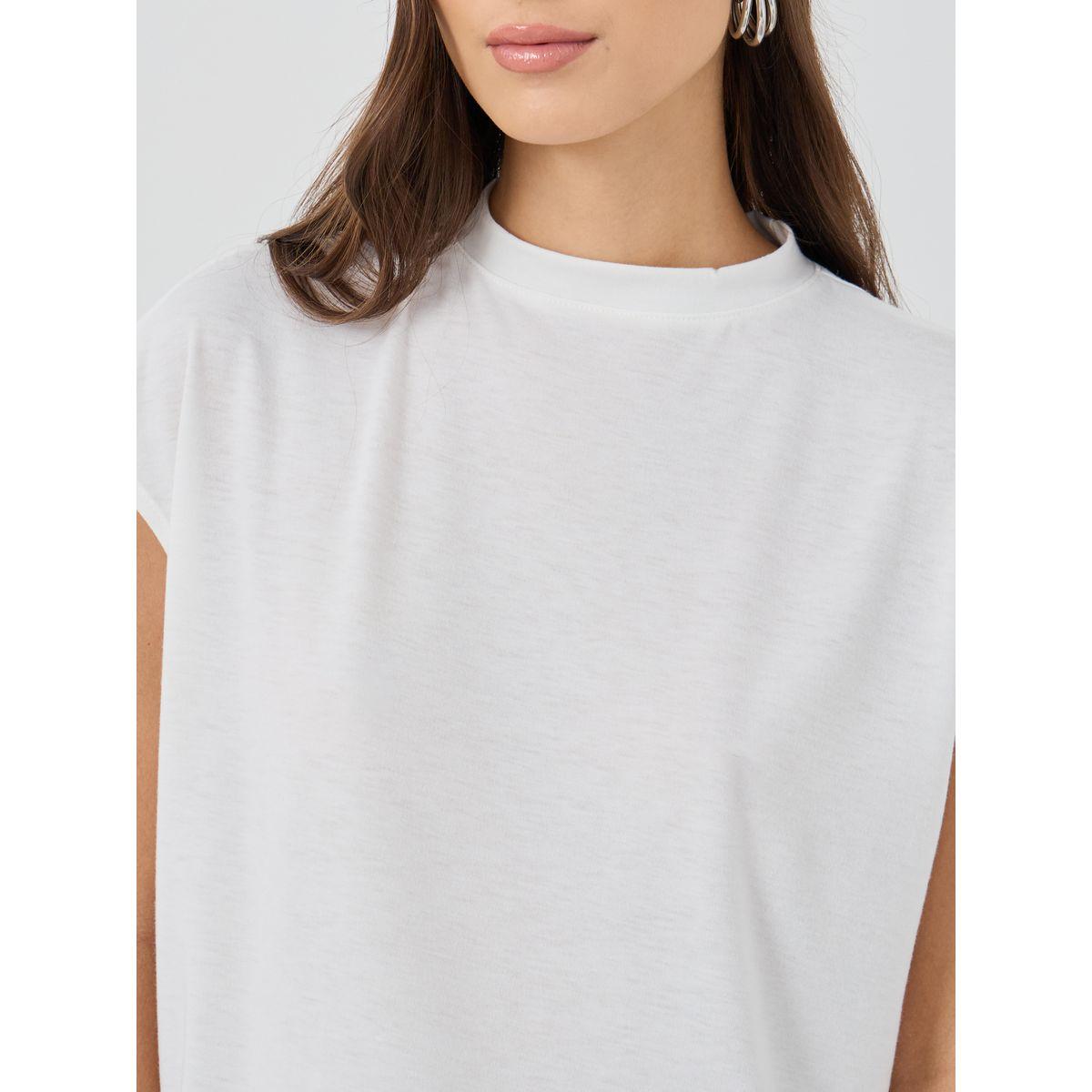 Styli Solid Sleeveless Regular Fit T-Shirt-women-clothing-tshirts-image-3