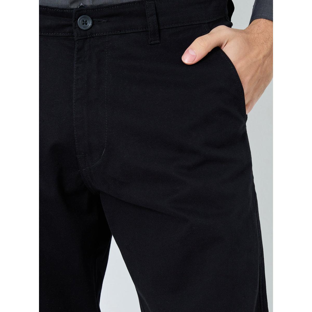 Styli Men Black Slim Fit Chino Pants-men-clothing-bottoms-trousersandchinos-trousers-image-3