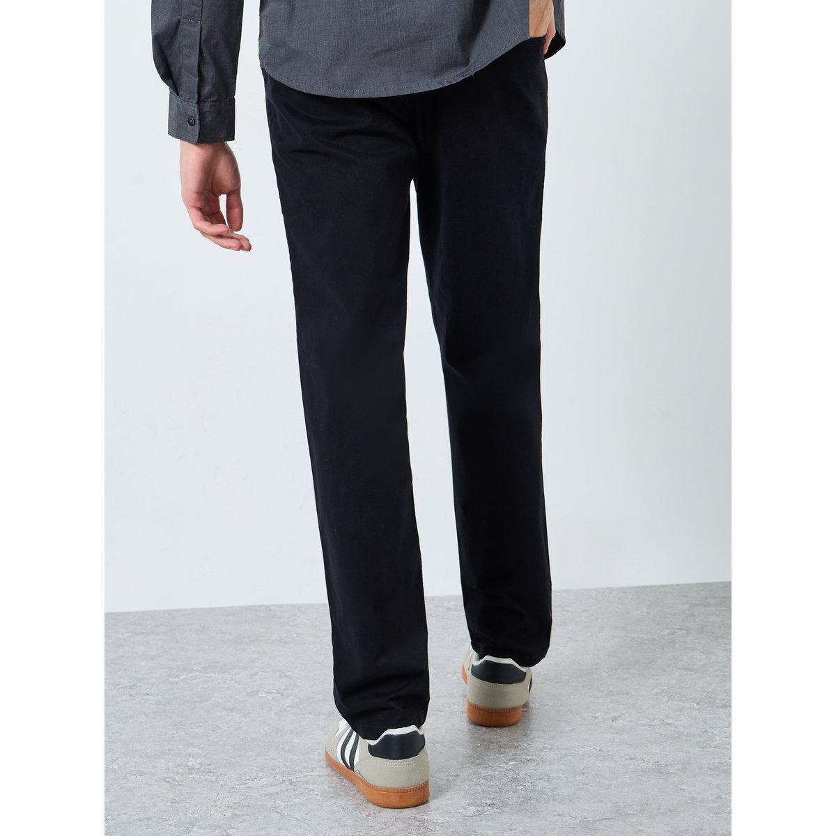 Styli Men Black Slim Fit Chino Pants-men-clothing-bottoms-trousersandchinos-trousers-image-4