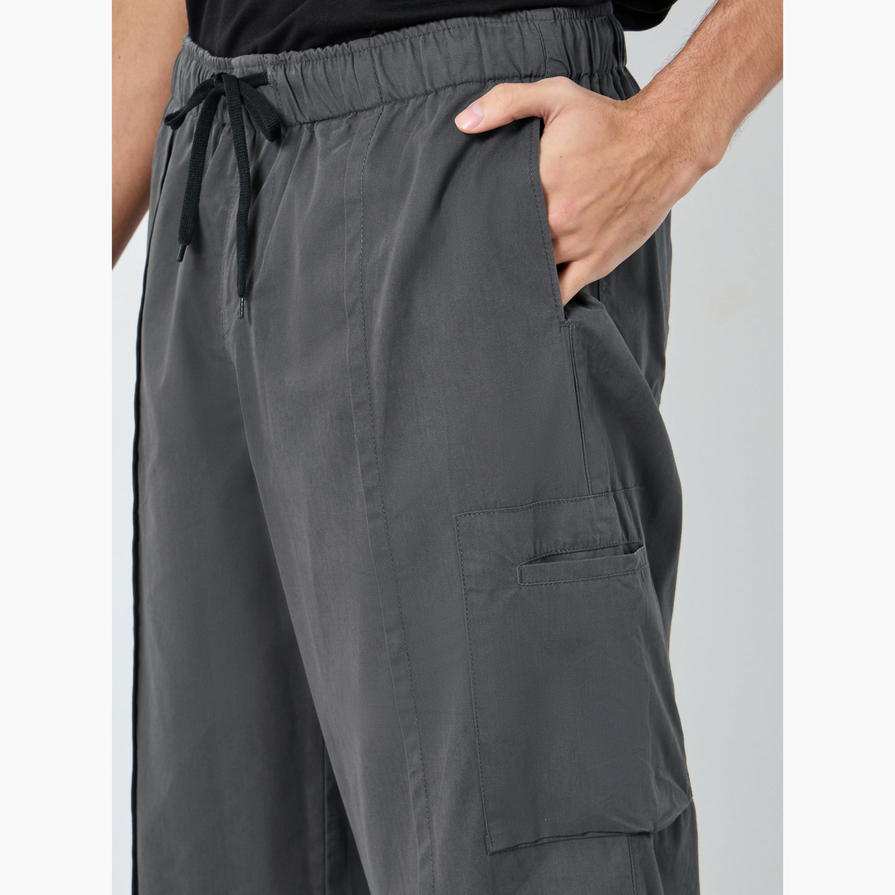ستايلي - بنطال كارغو رجالي مريح متعدد الجيوب-men-clothing-bottoms-joggers-image-3