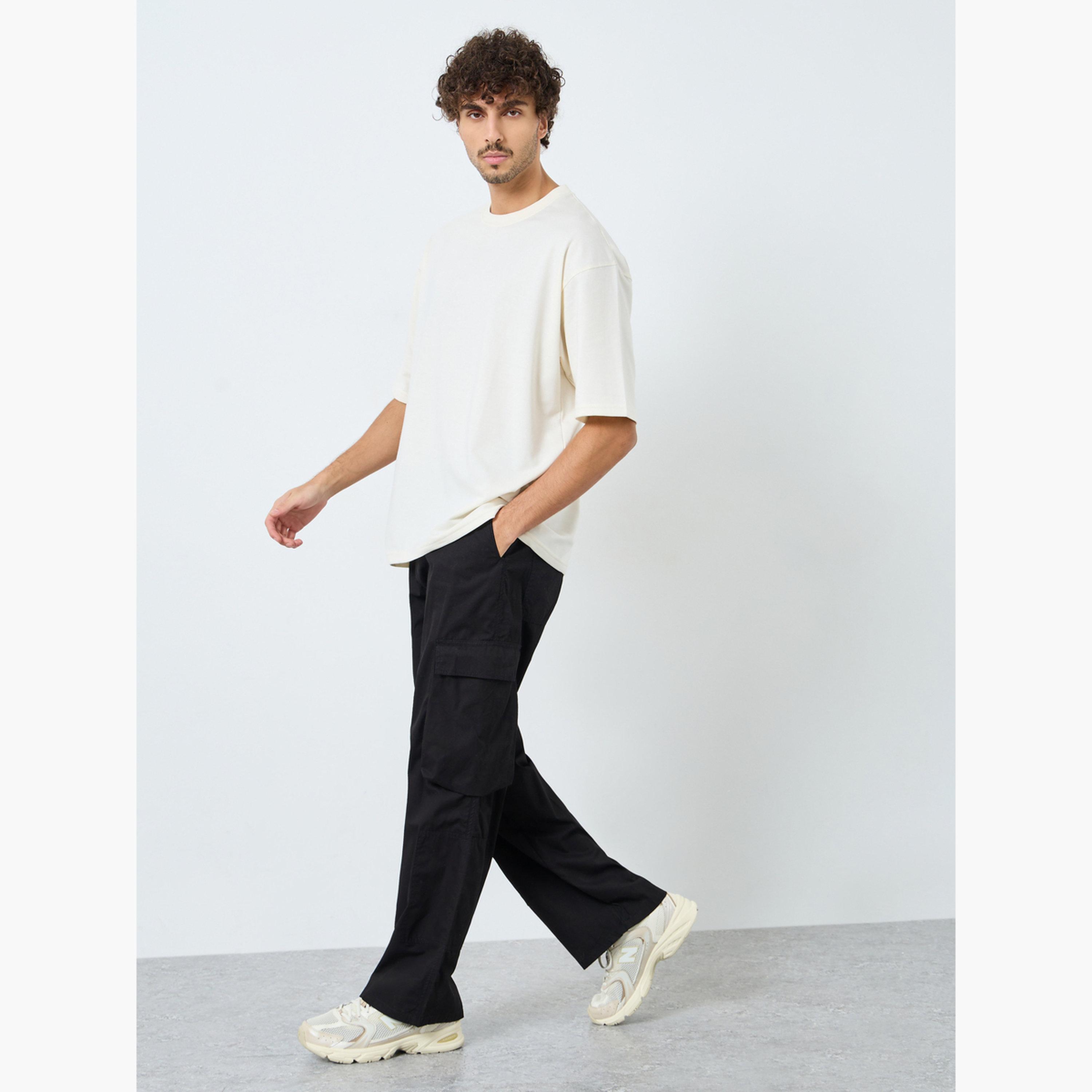 Styli Men Oversized Cargo Pocket Pants-men-clothing-bottoms-joggers-image-2